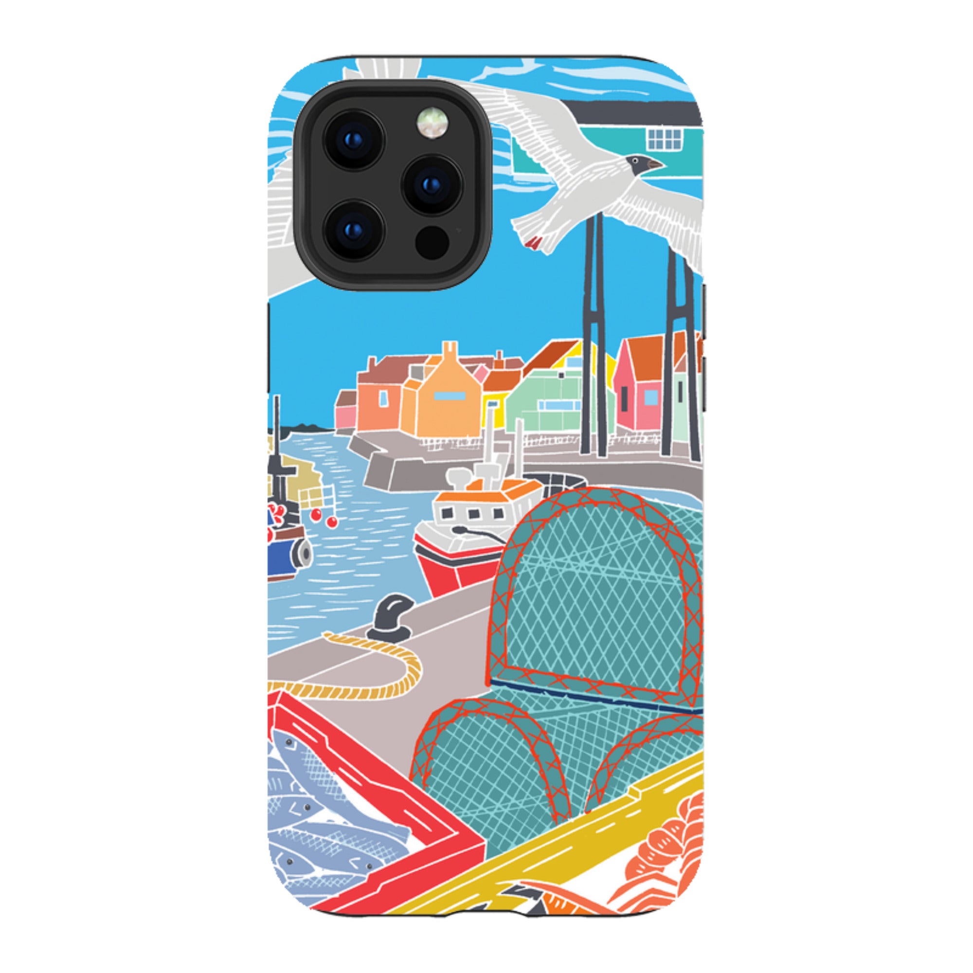 iPhone Tough Case - Bright Houses By Kate Heiss