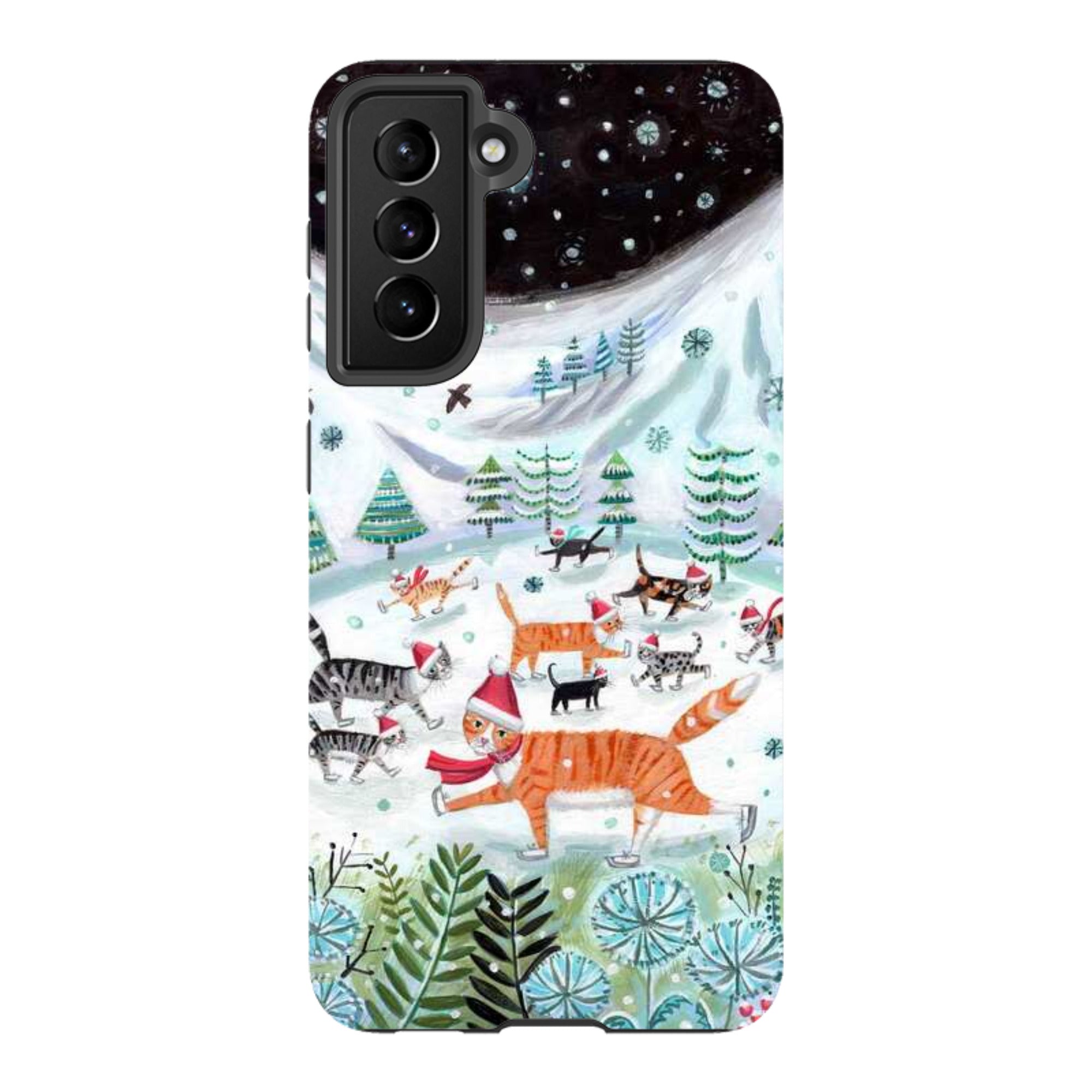 Samsung Tough Case - Cats On Ice By Mary Stubberfield