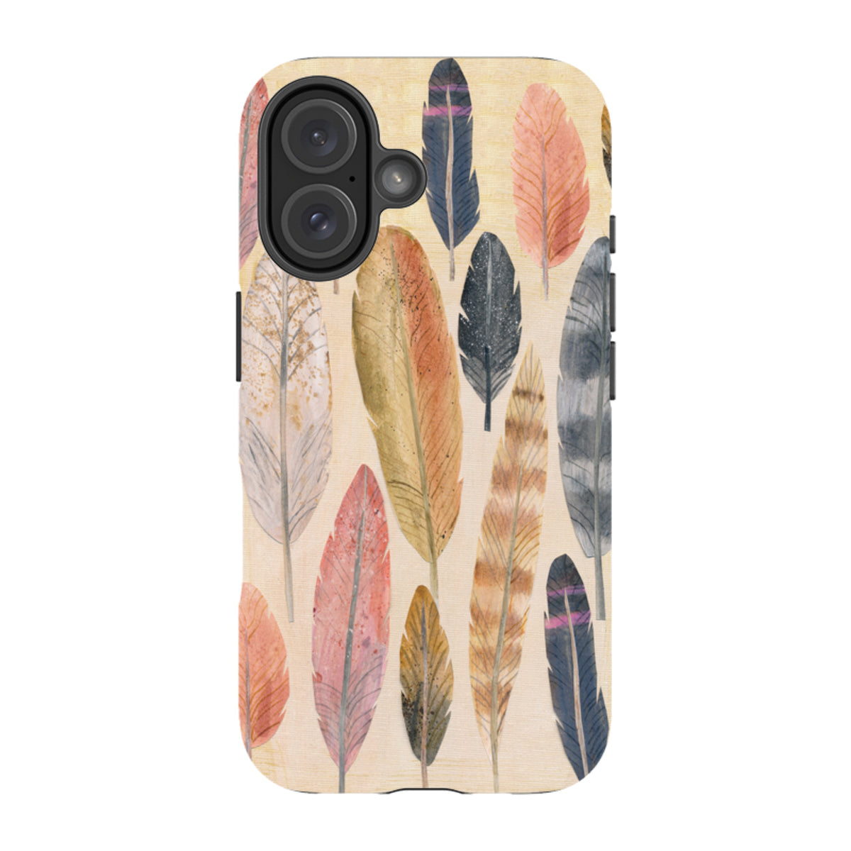 iPhone Tough Case - Feathers By Tracey English