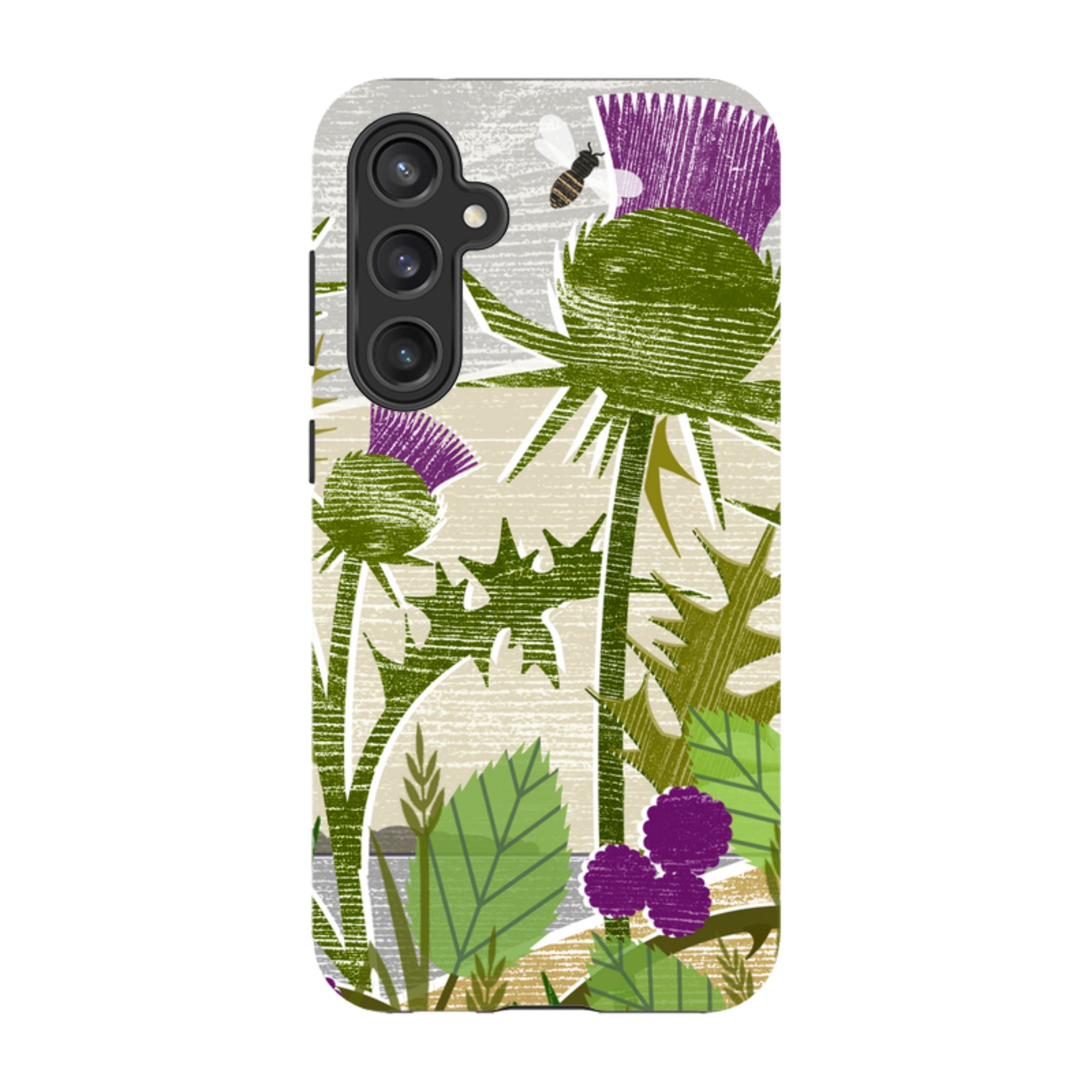 Samsung Tough Case - Purple Thistle By Liane Payne