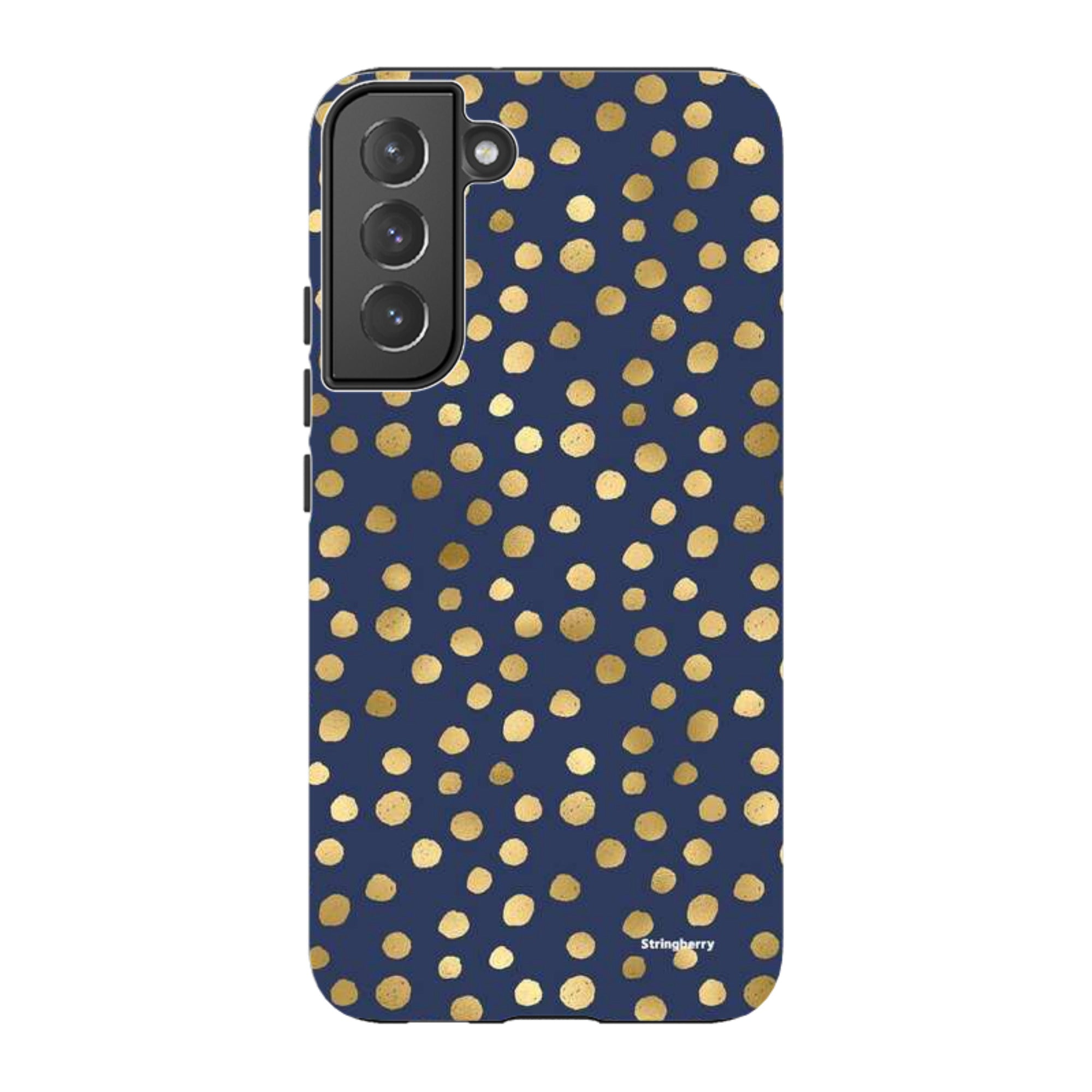 Samsung Tough Case - Navy Polka