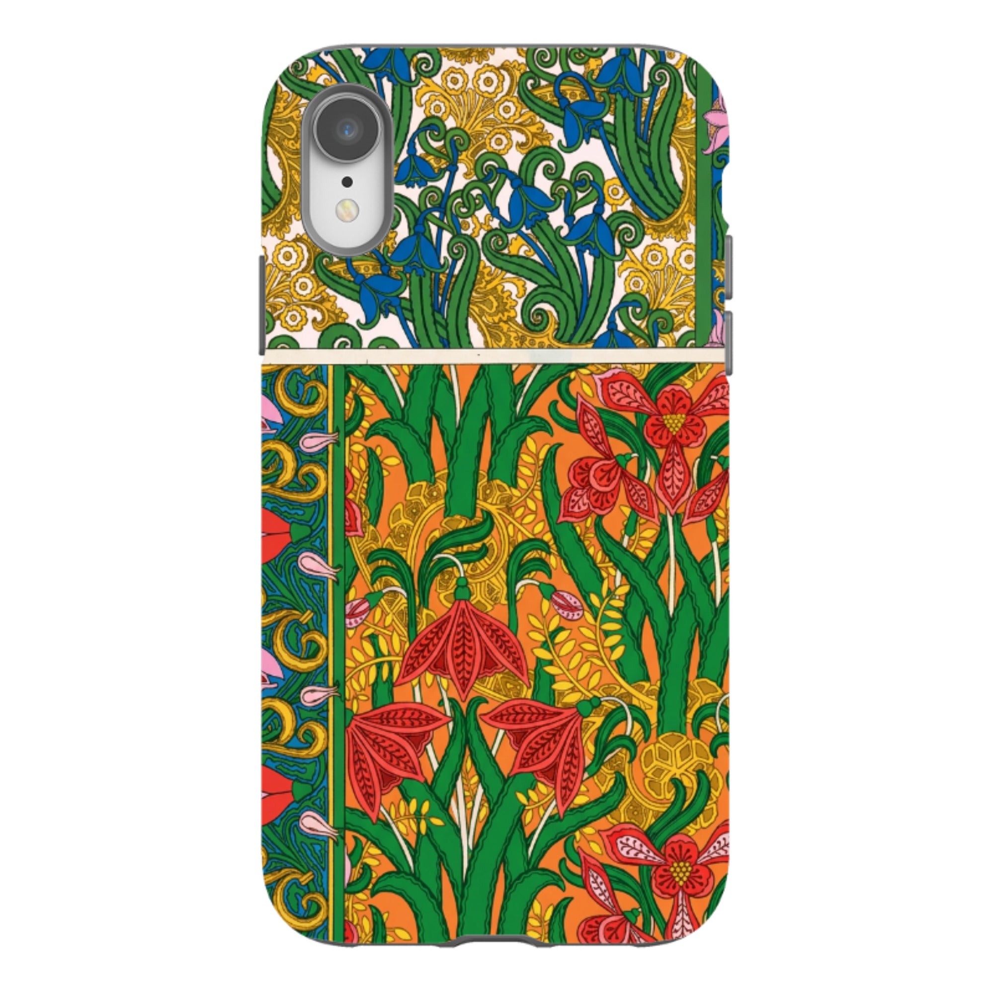 iPhone Tough Case - Vintage Art Nouveau Lily