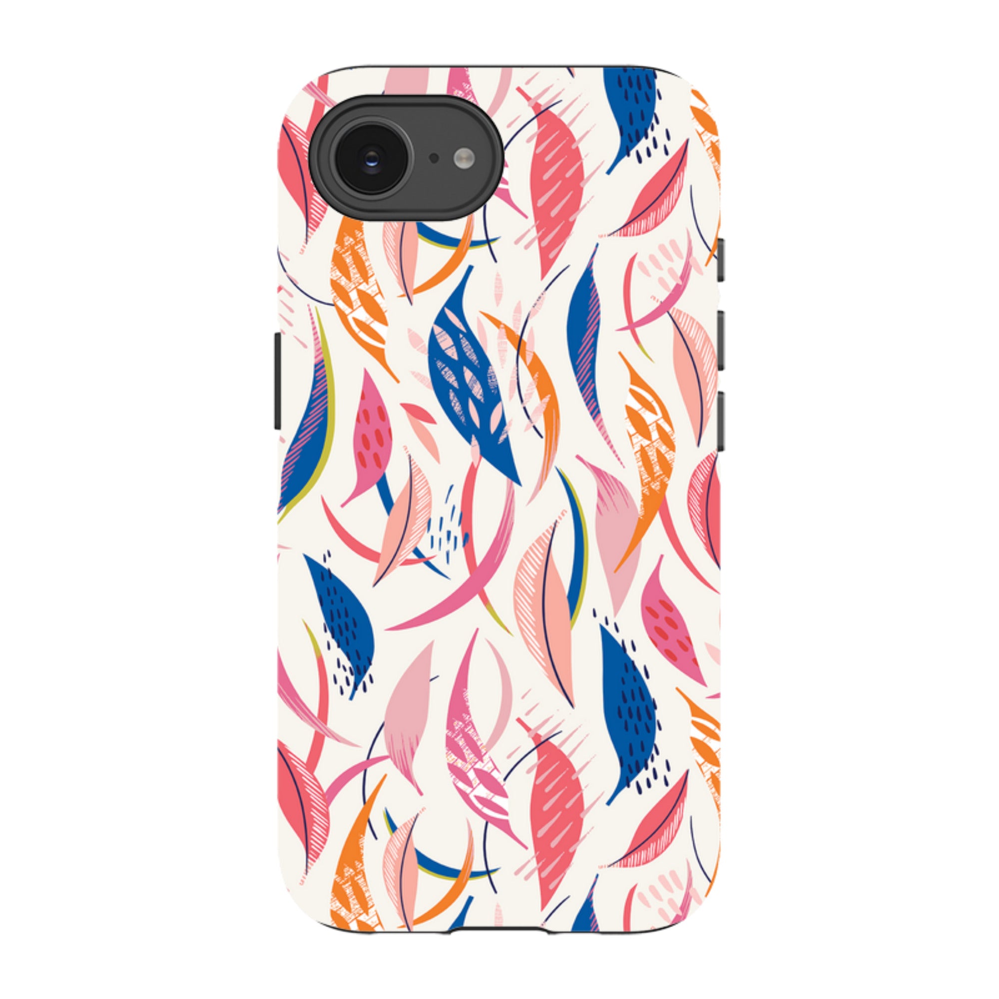 iPhone Tough Case - Flamingo Feathers By Ali Brookes