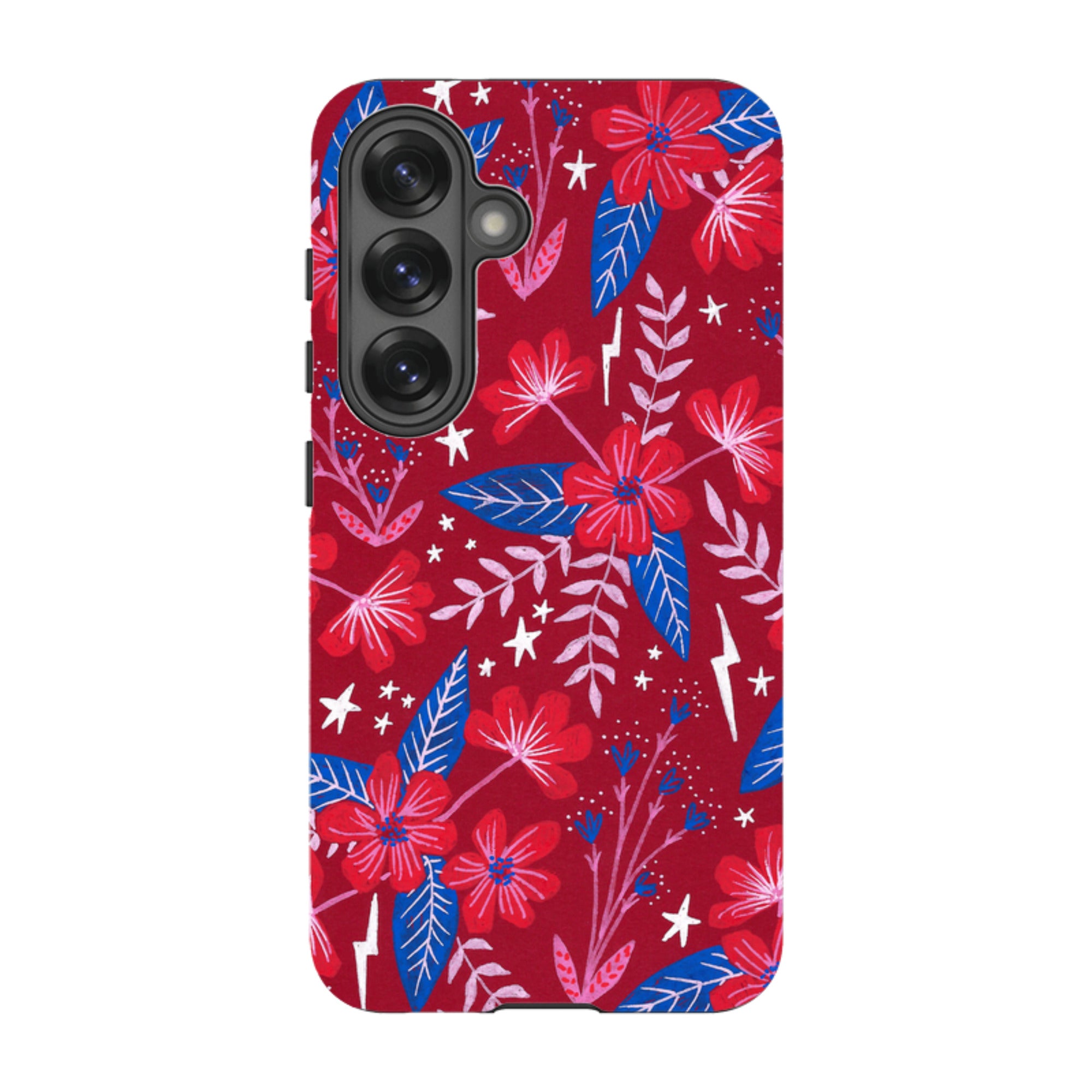 Samsung Tough Case - Red Moon Garden By Lee Foster Wilson