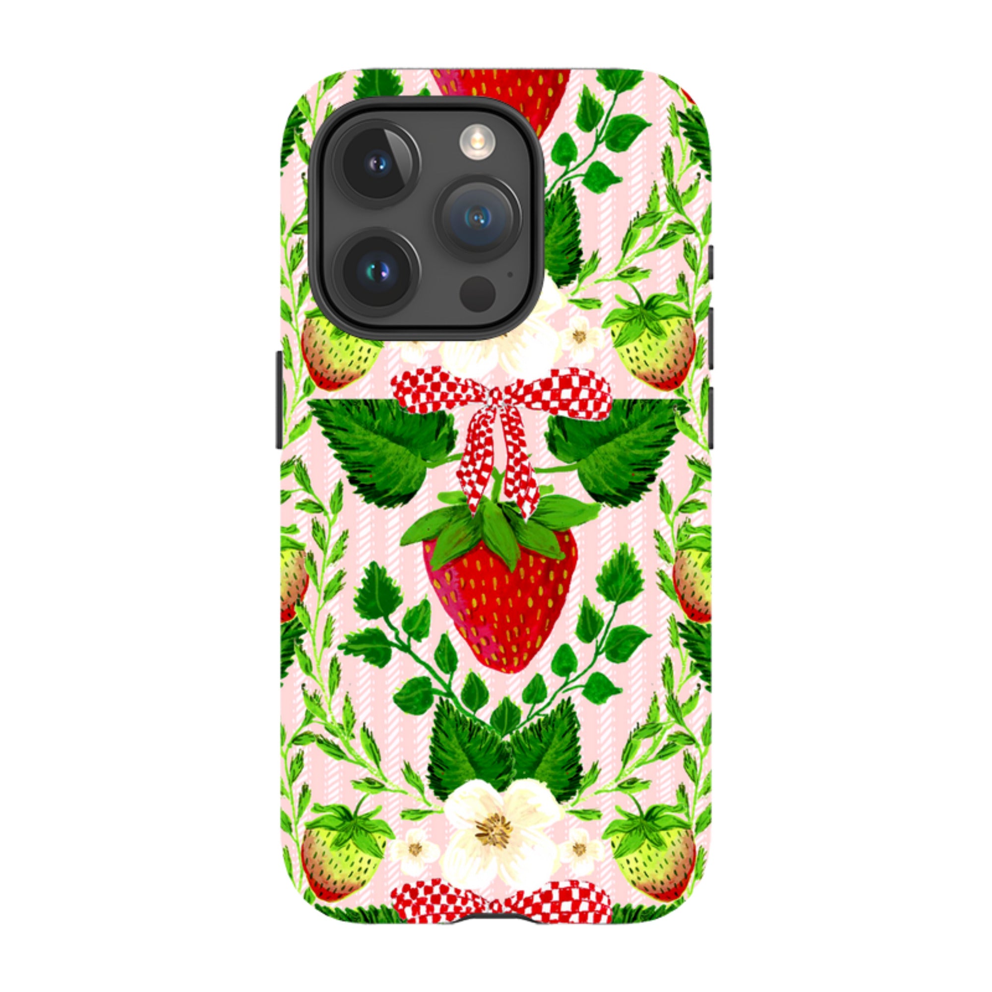 iPhone MagSafe Tough Case - Strawberries I By Abby Jacobs