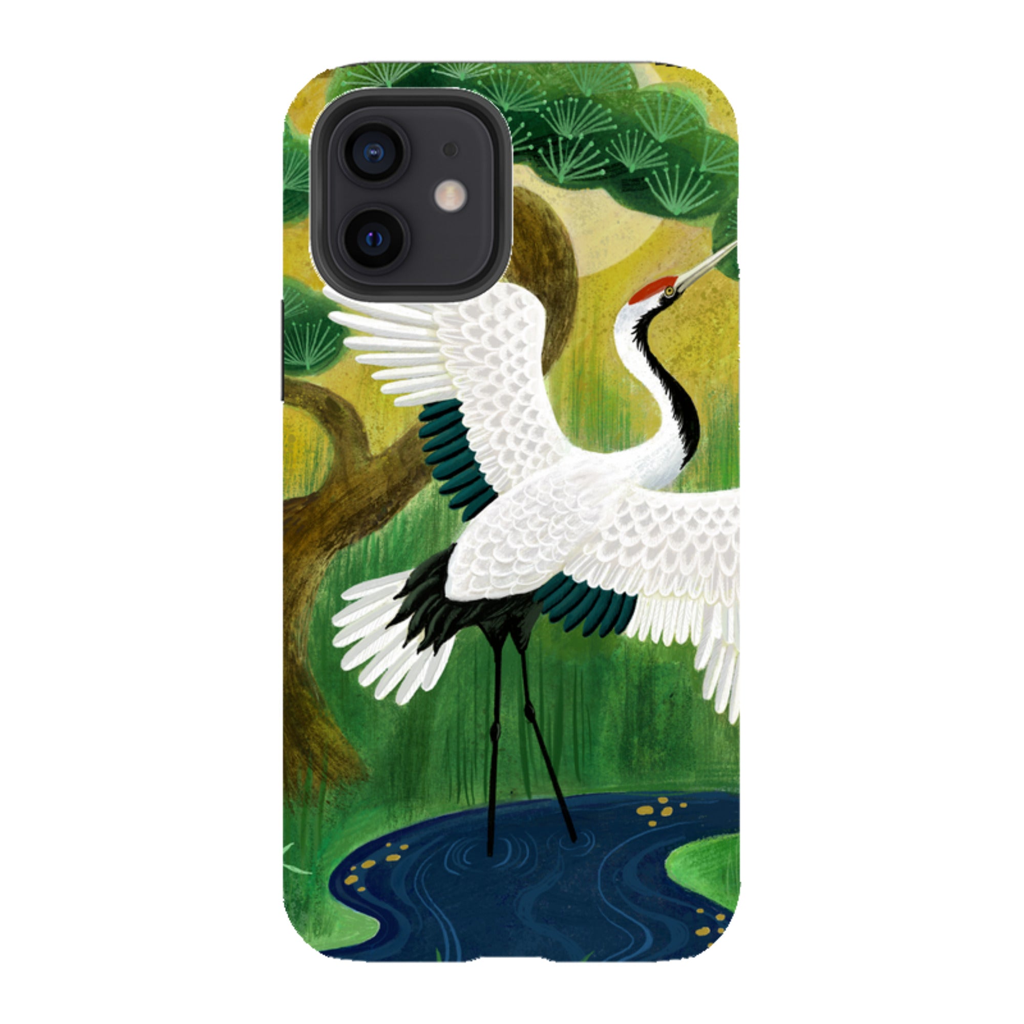 iPhone Tough Case - Crane By Bex Parkin