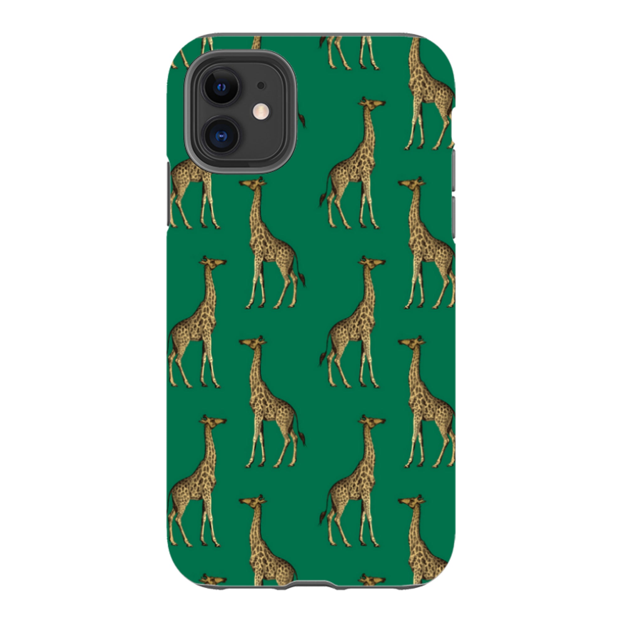 iPhone Tough Case - Green Giraffe