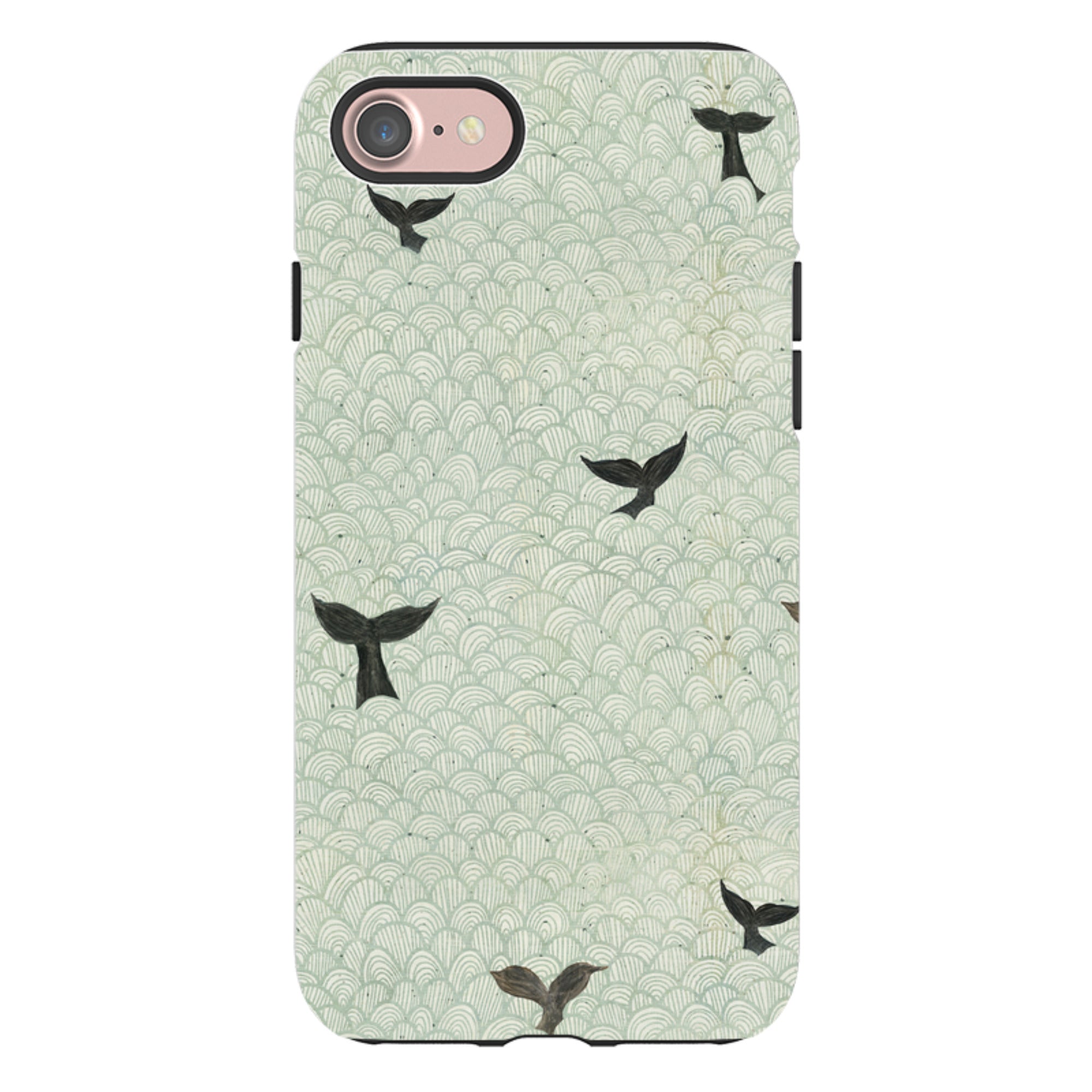 iPhone Tough Case - Whale Tails By Katherine Quinn