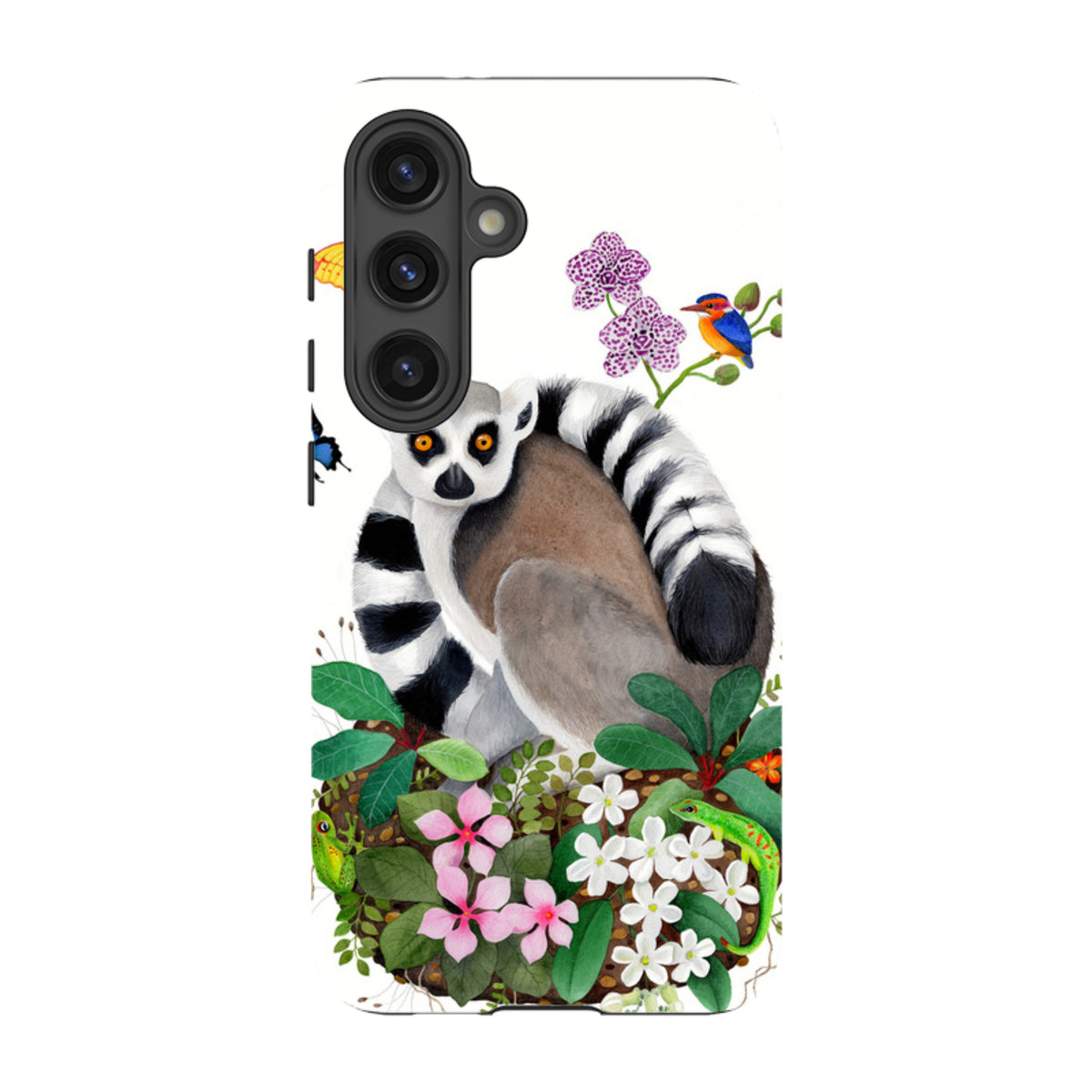 Samsung Tough Case - Madagascar Lemur By Bex Parkin