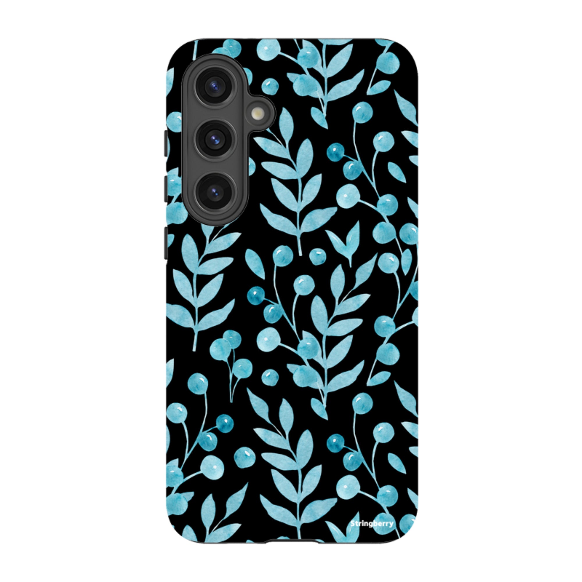 Samsung Tough Case - Blue Xmas Florals