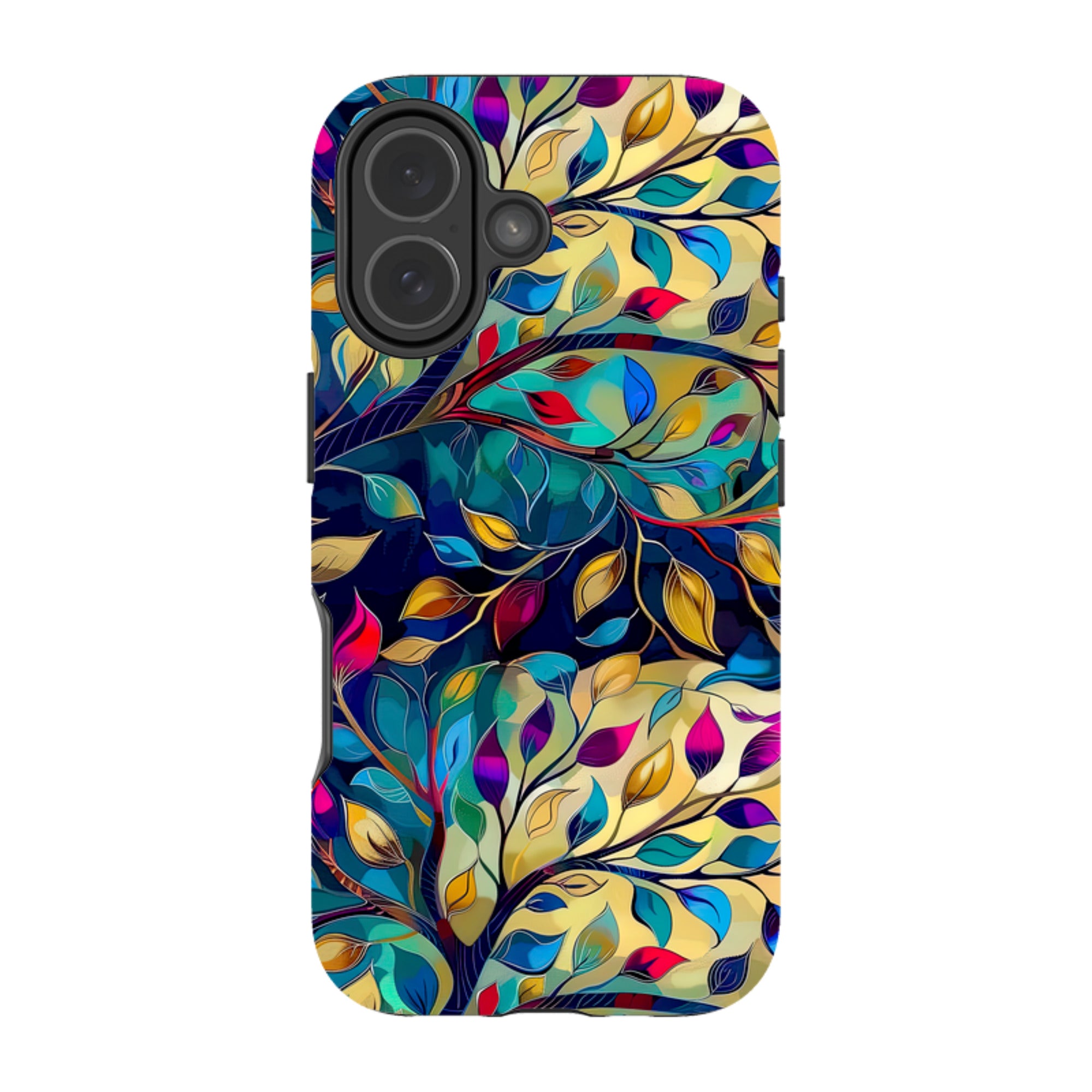 iPhone Case - Teal Leaves