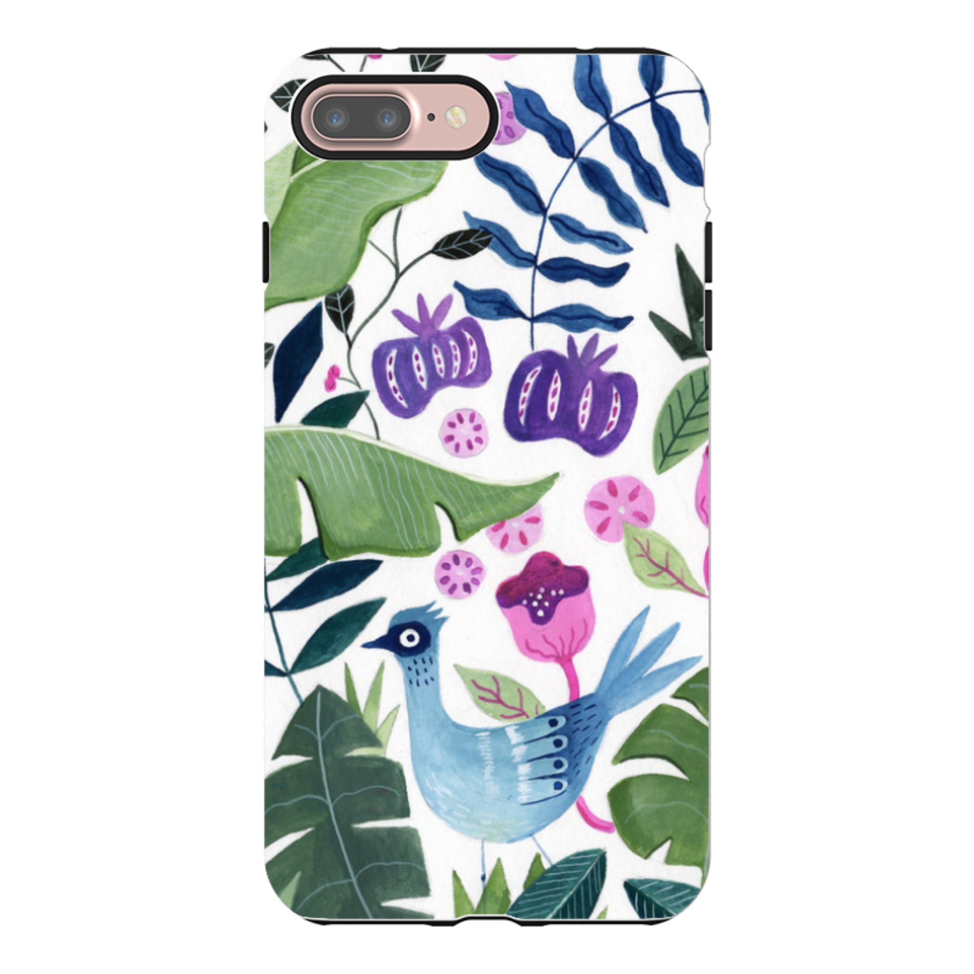 iPhone Tough Case - Birds In Forest By Bex Parkin