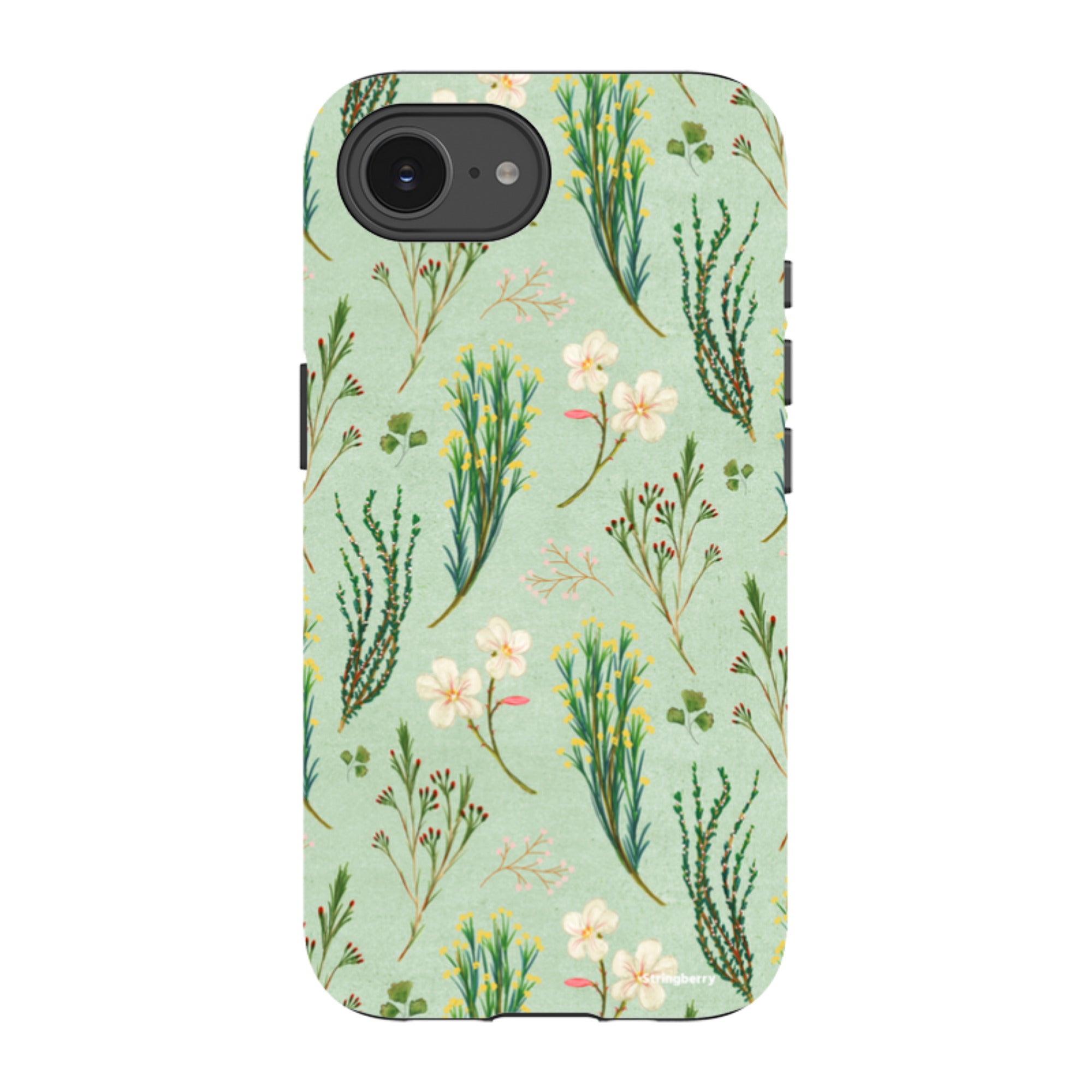 iPhone Tough Case - Wild Flowers By Katherine Quinn