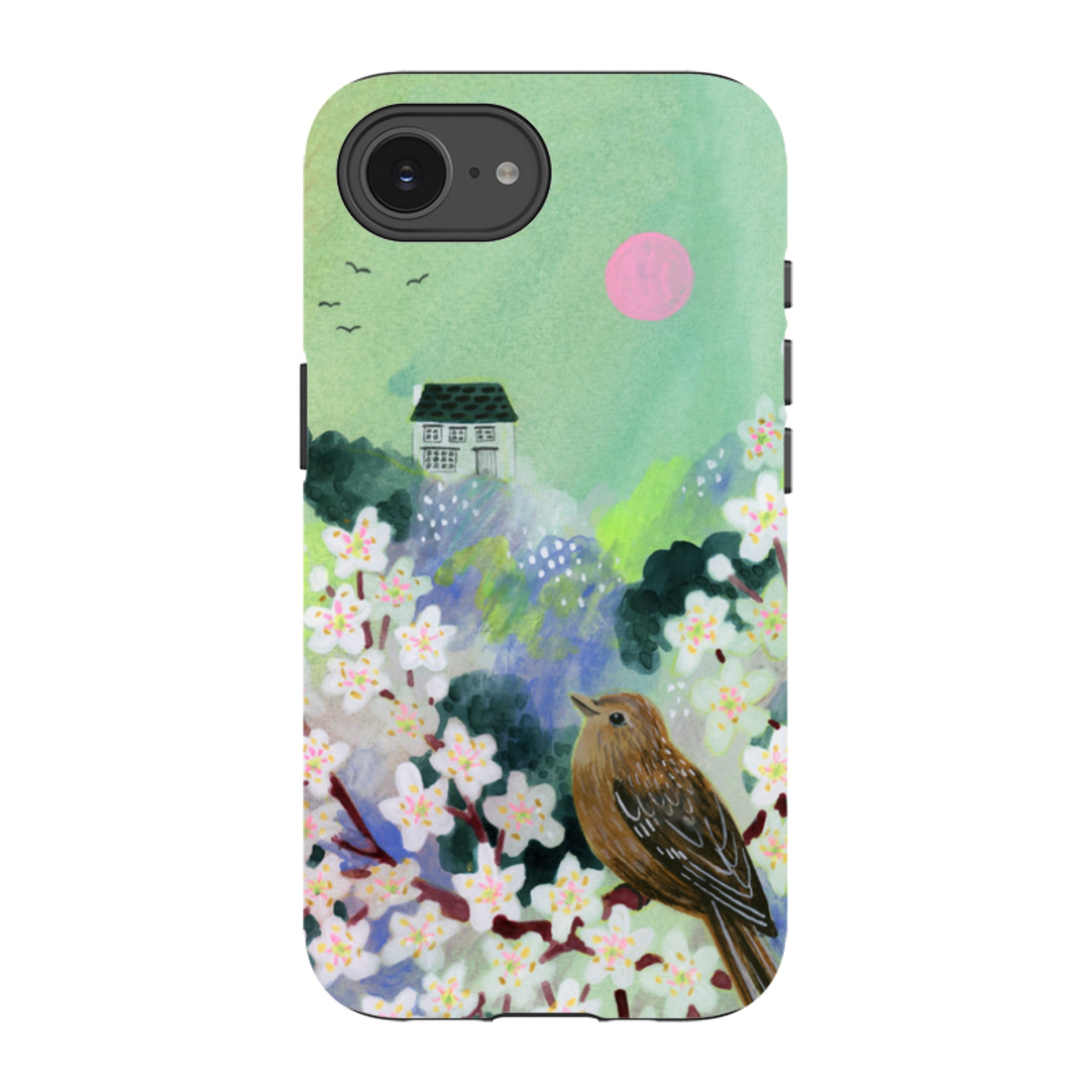 iPhone Tough Case - Blackthorn in the Valley By Lee Foster Wilson
