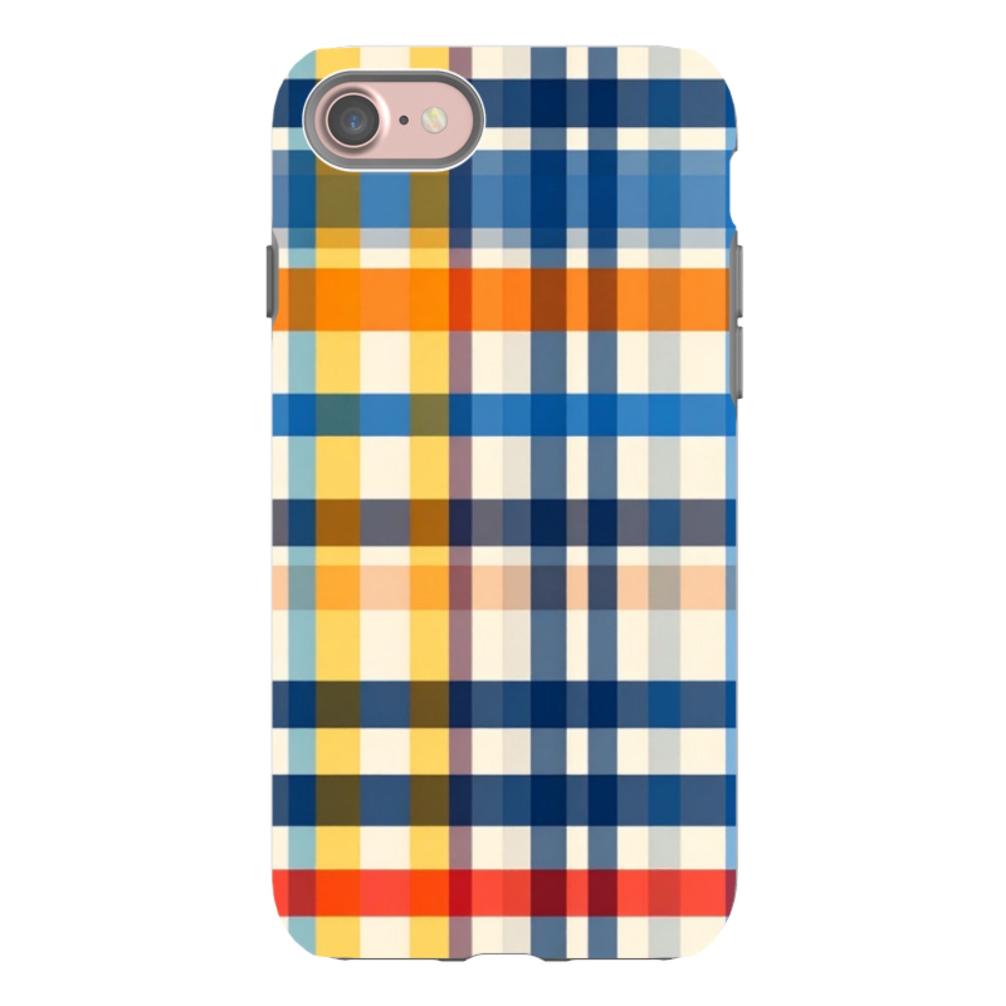 iPhone Tough Case - Barcelona Gingham