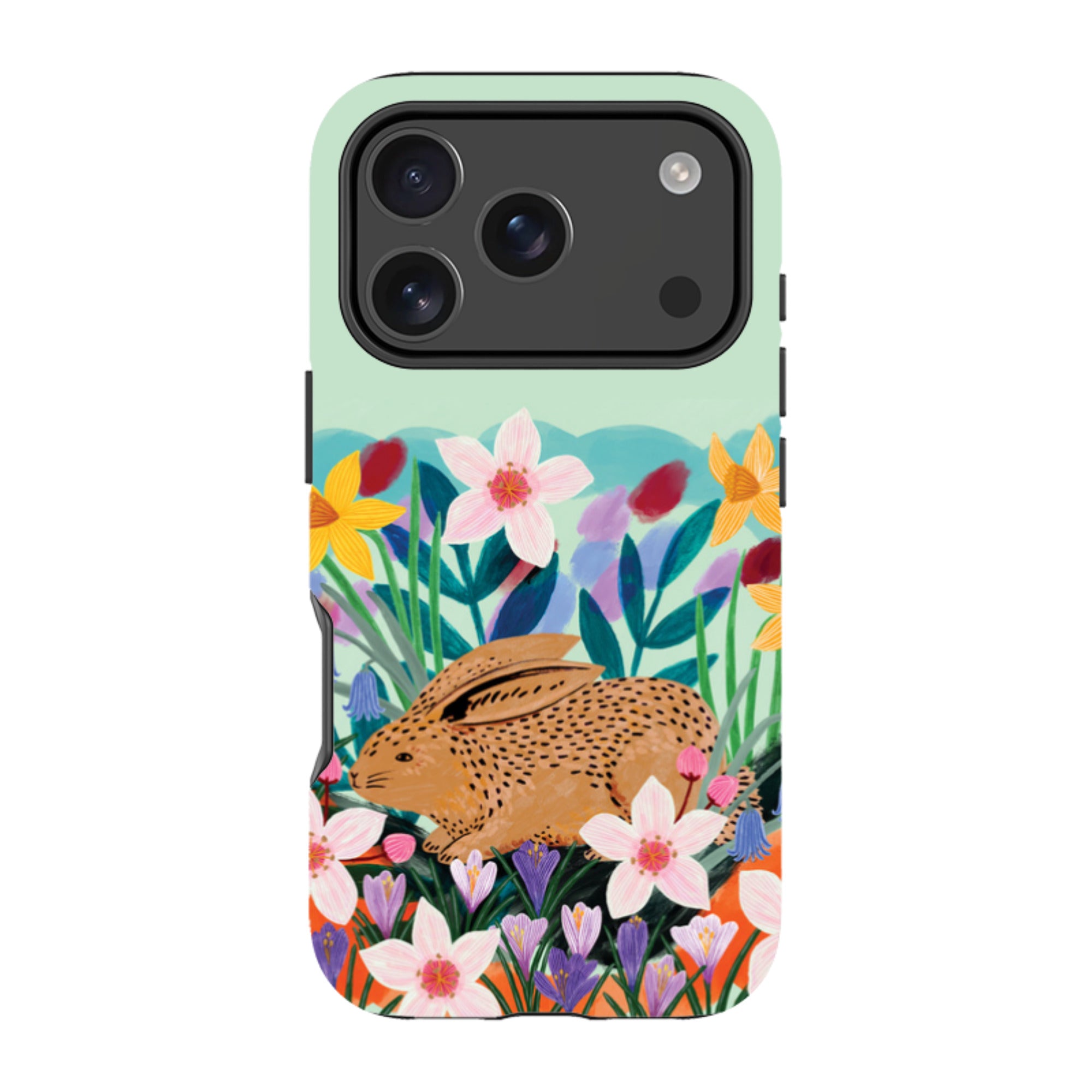 iPhone Tough Case - Spring Bunny By Lee Foster Wilson