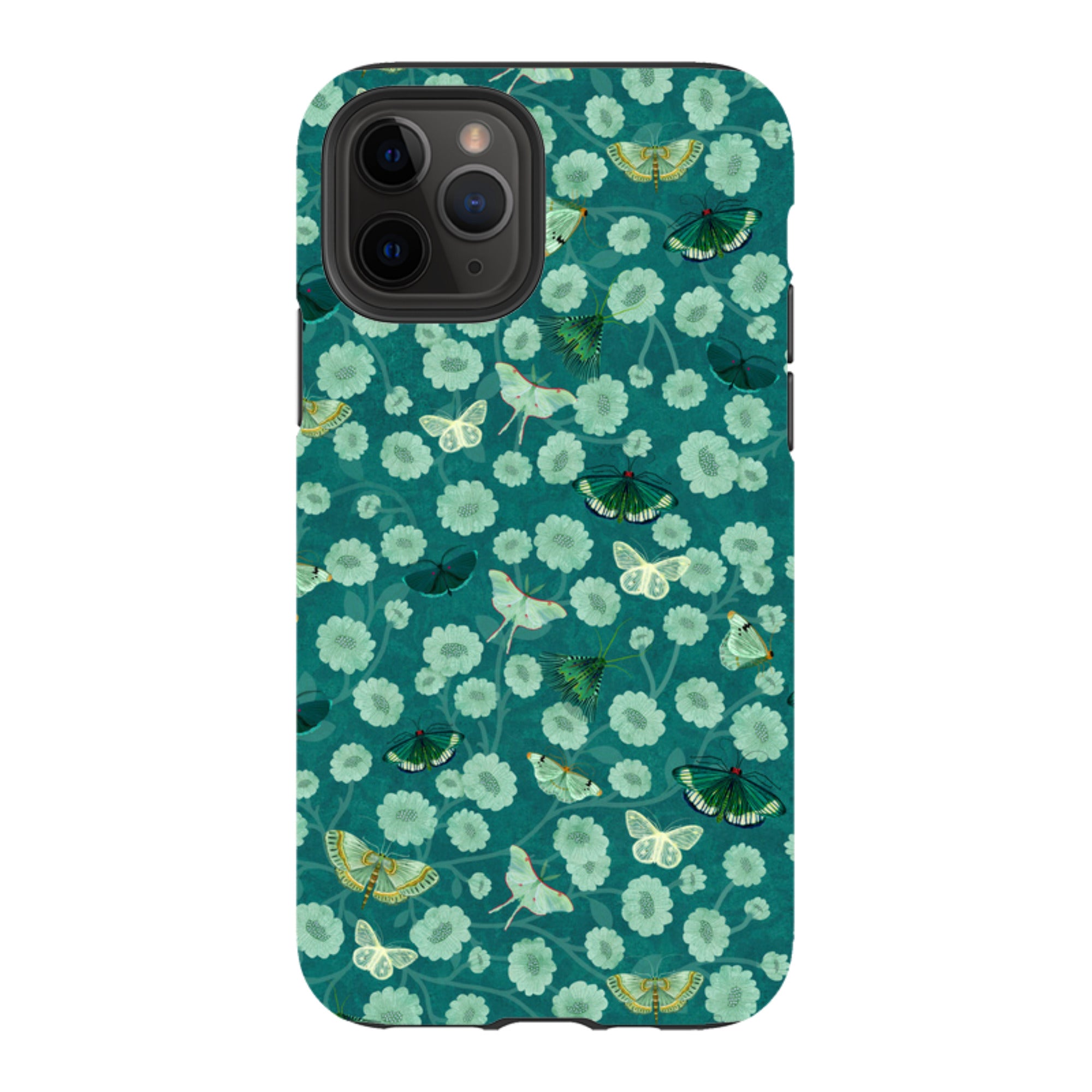 iPhone Tough Case - Small Moths 2 By Katherine Quinn
