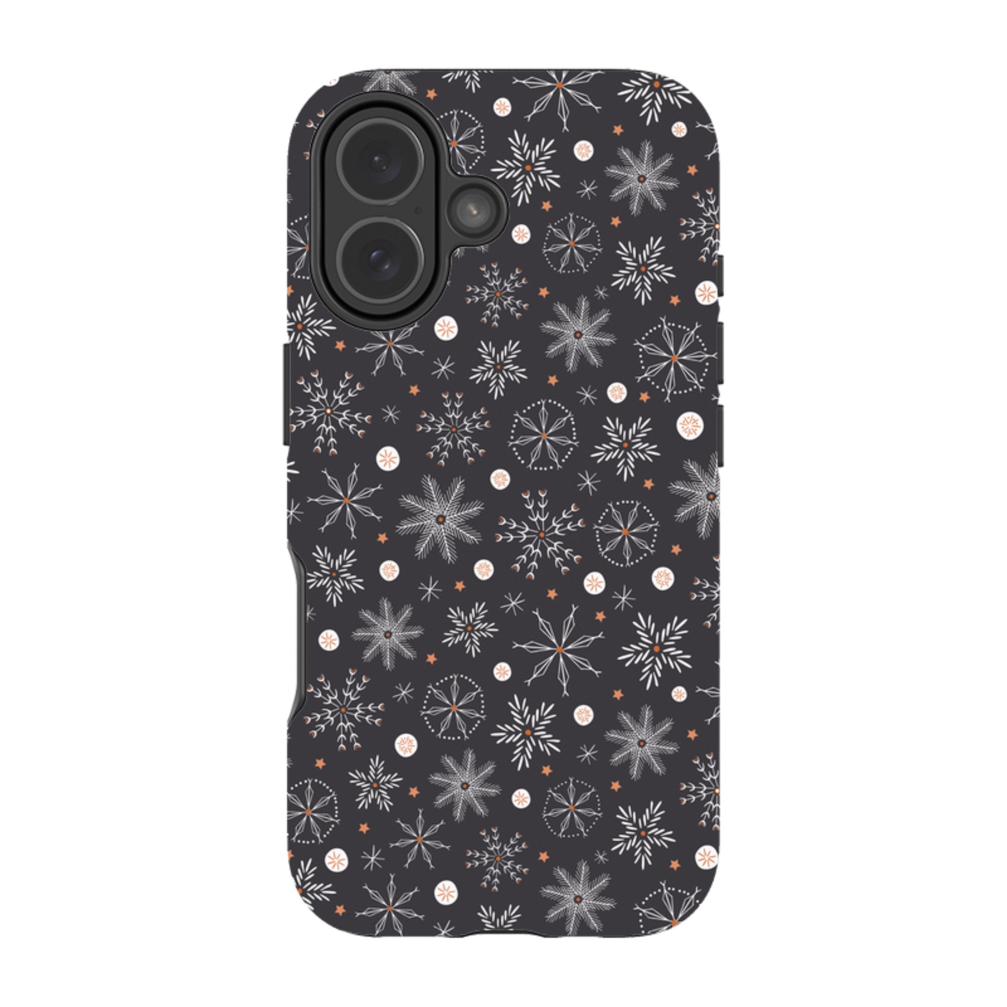 iPhone Tough Case - Christmas Snowflakes II By Ali Brookes