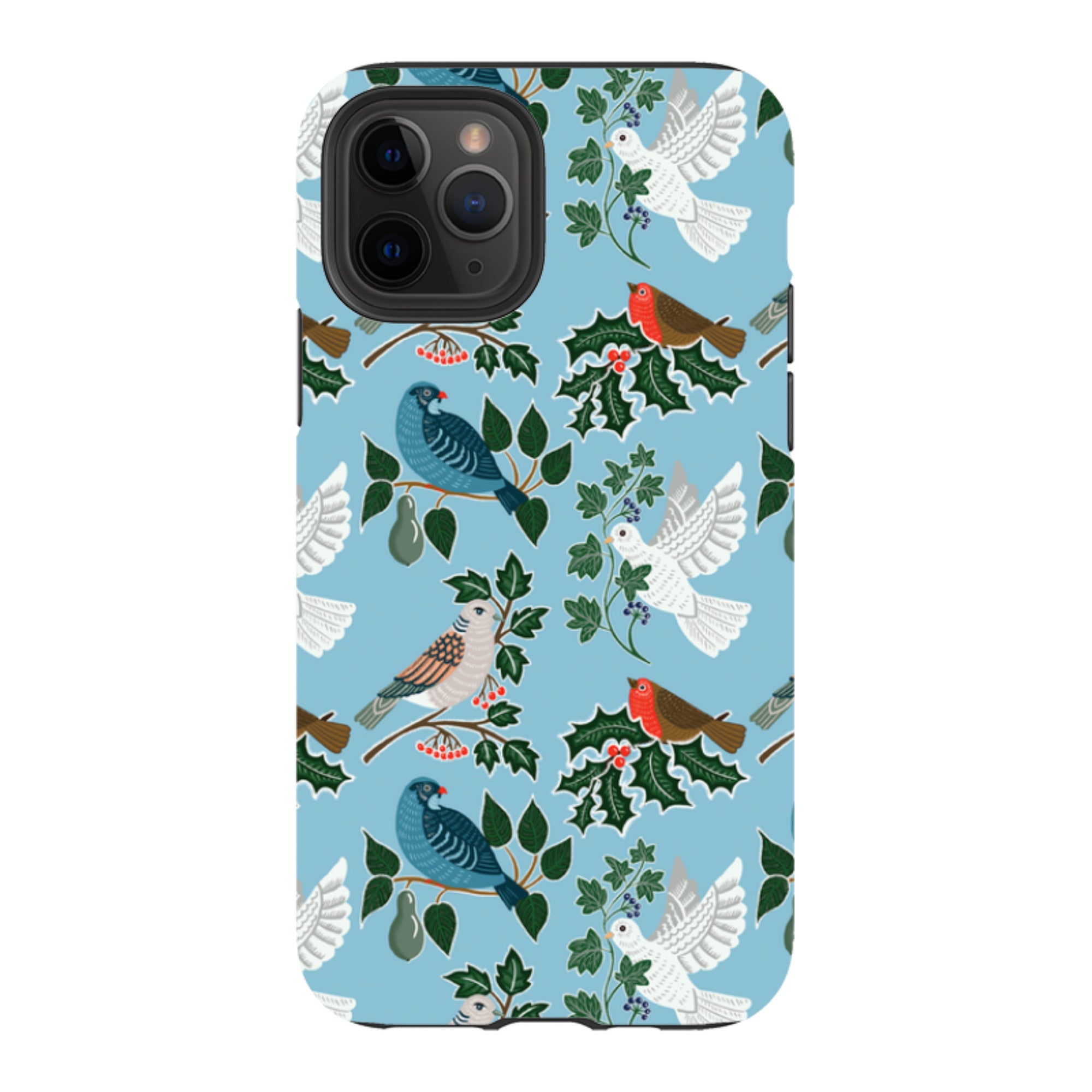 iPhone Tough Case - Winter Birds-2 By kate Heiss