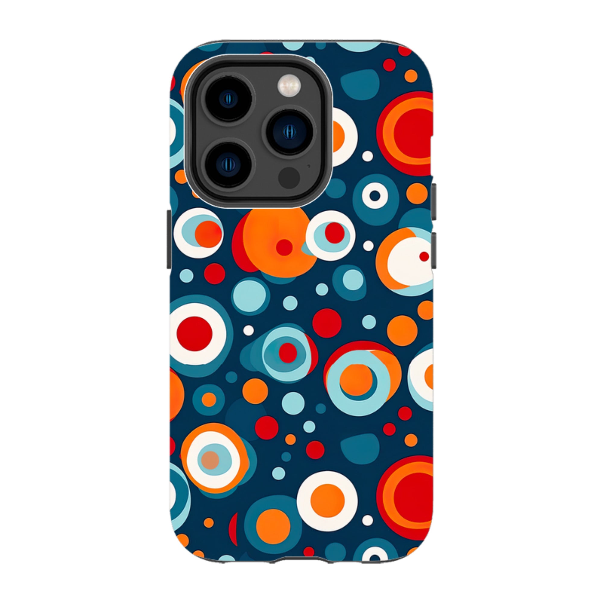 iPhone MagSafe Tough Case - Planet Polka
