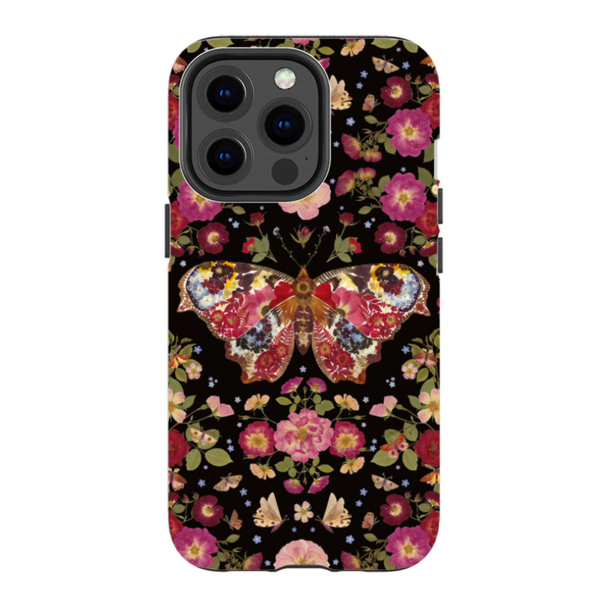 iPhone Tough Case - Midnight Butterfly By Helen Ahpornsiri