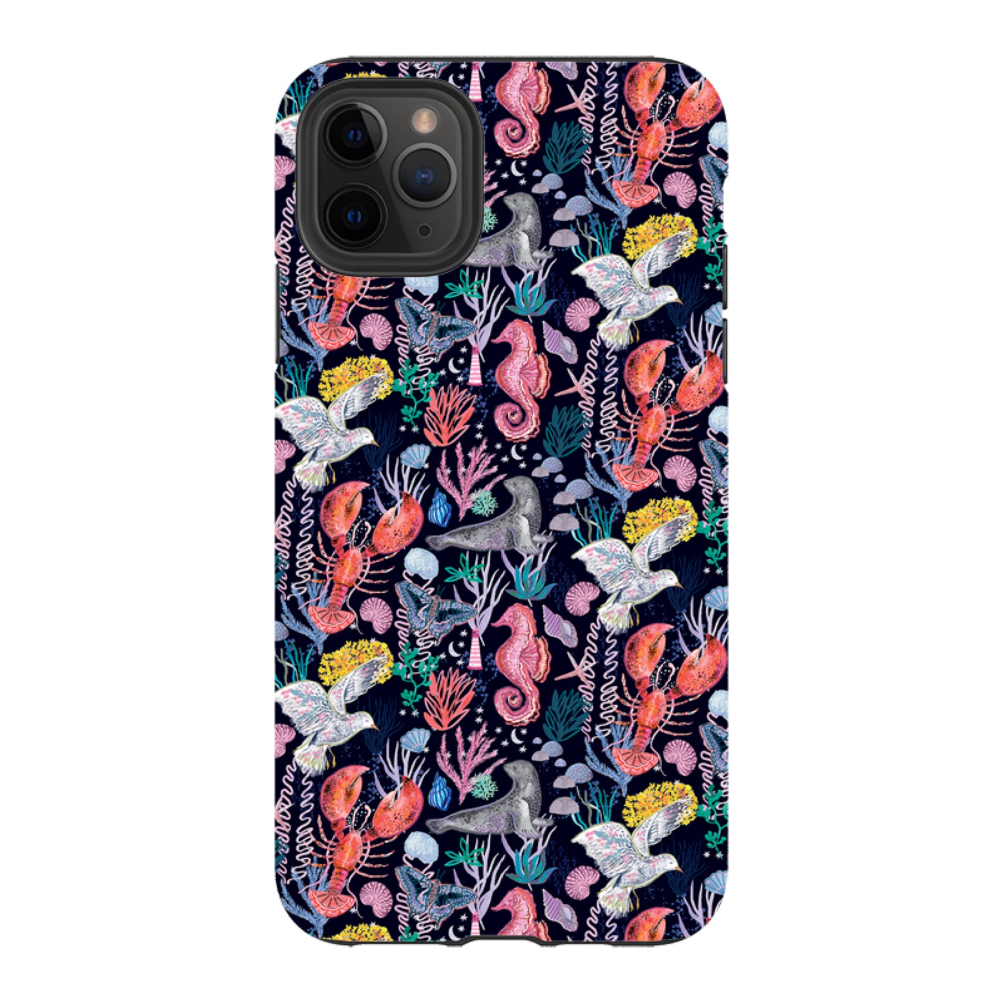 iPhone Case - Coastline Pattern-A By Emma Frances Grant