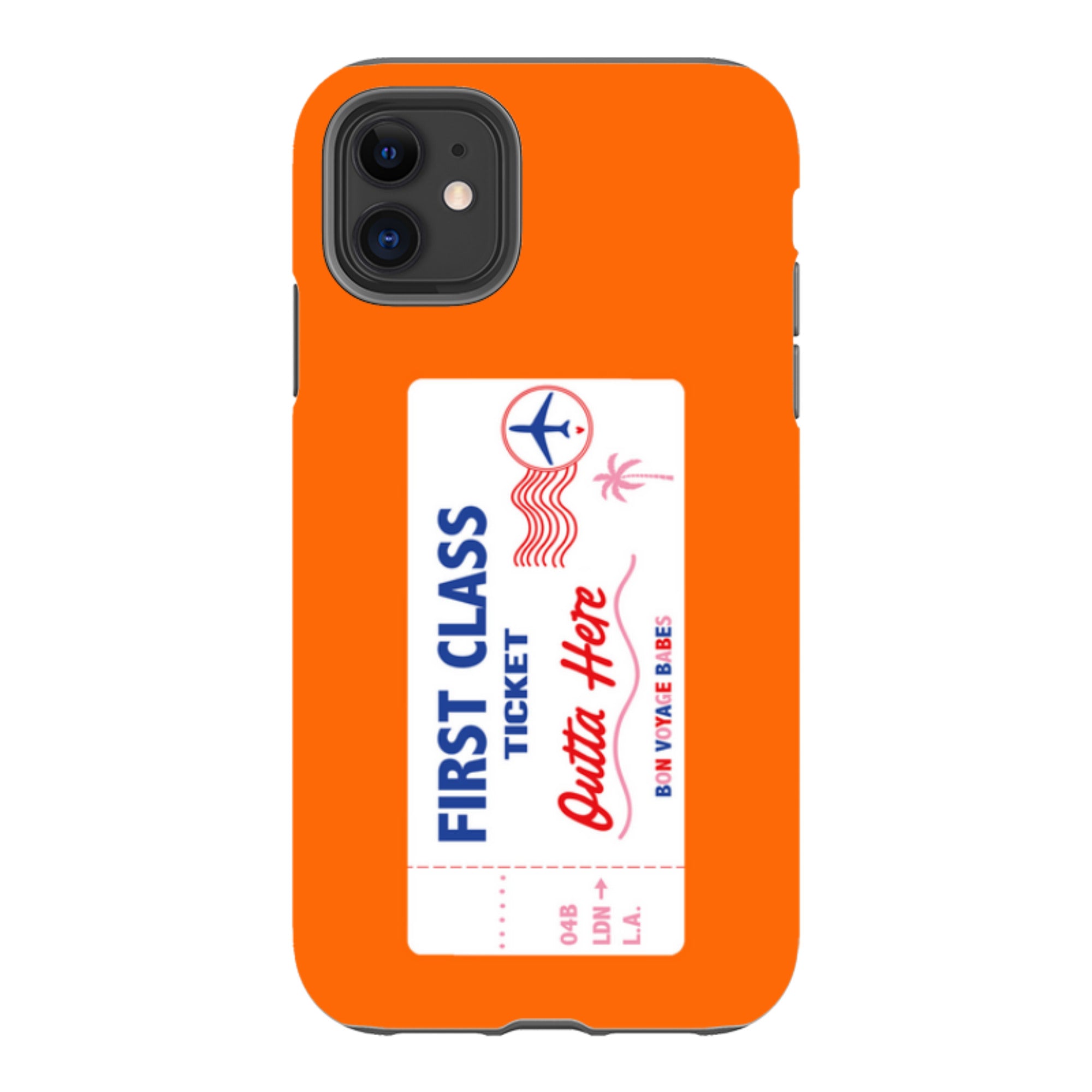 iPhone Tough Case - First Class Orange