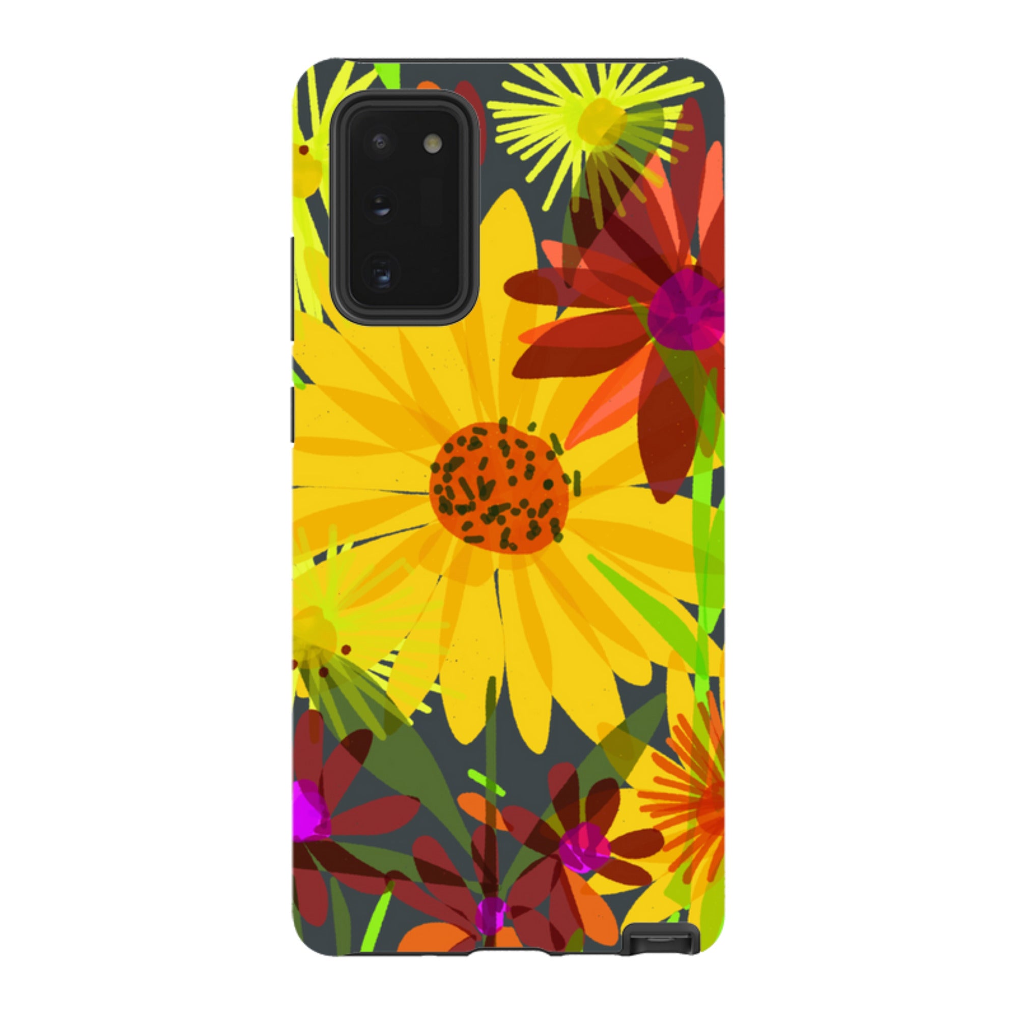 Samsung Tough Case - Sunflowers By Sarah Campbell