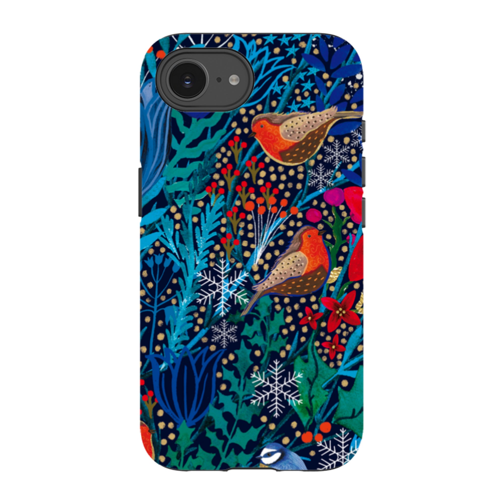 iPhone Tough Case - Xmas Robin III By Emma Frances Grant