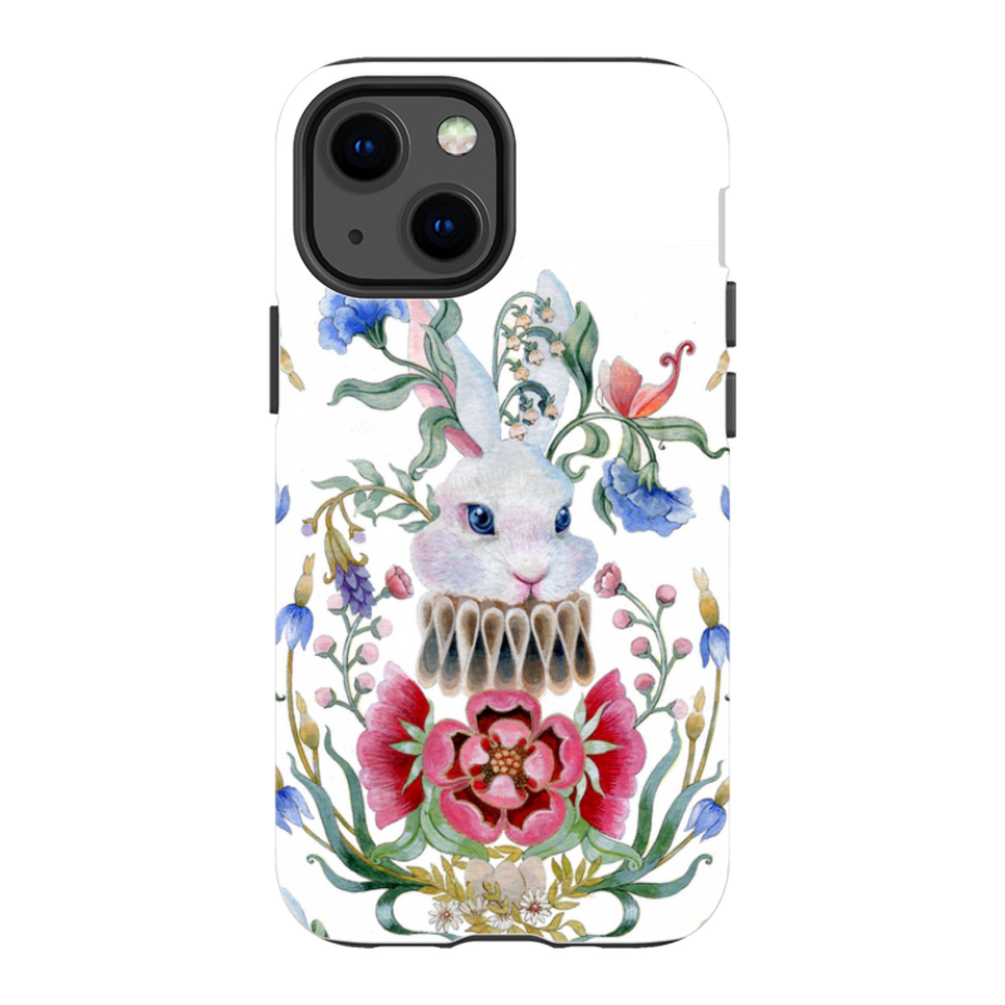 iPhone Tough Case - White Rabbit By Maria Matos