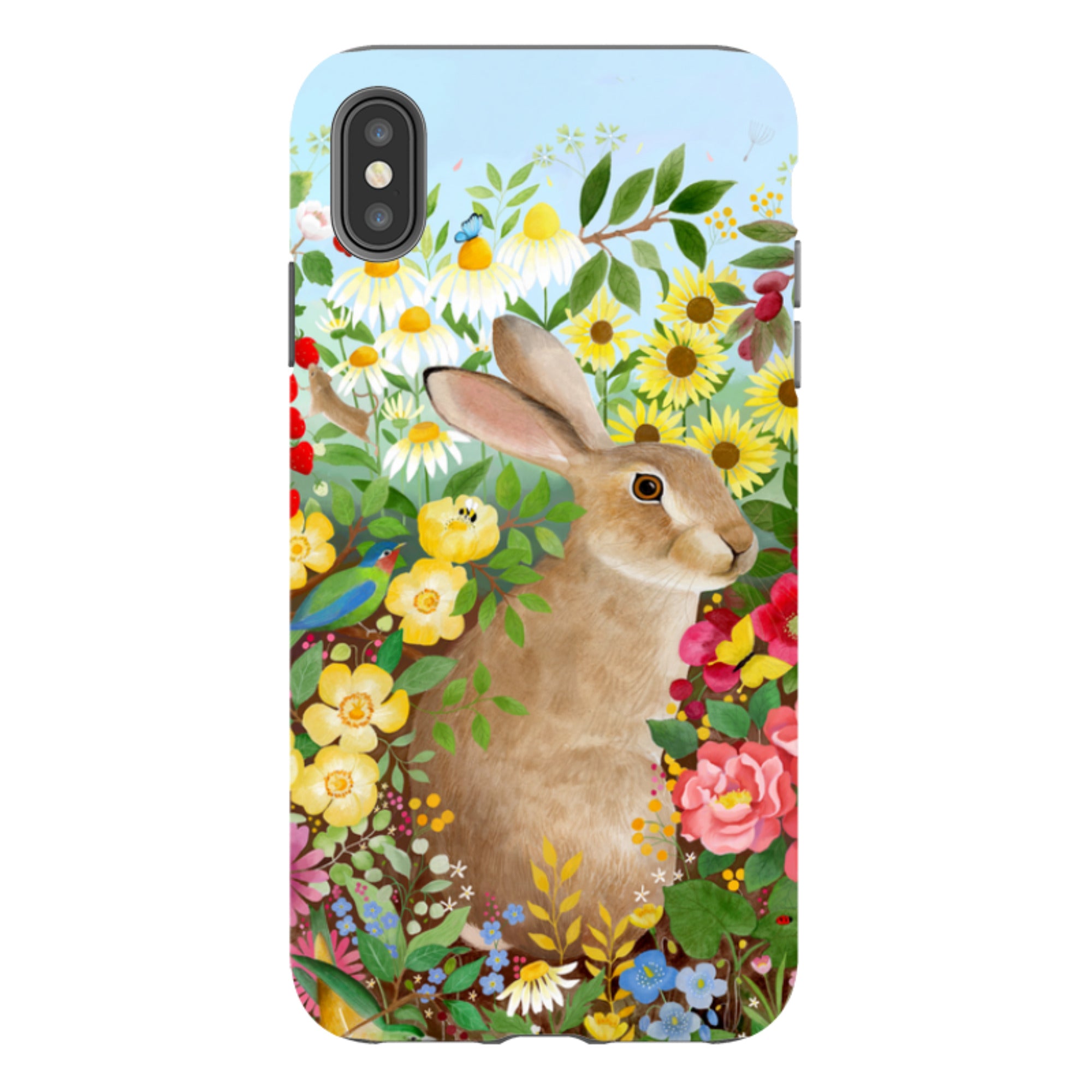 iPhone Tough Case - Rabbit Garden By Bex Parkin