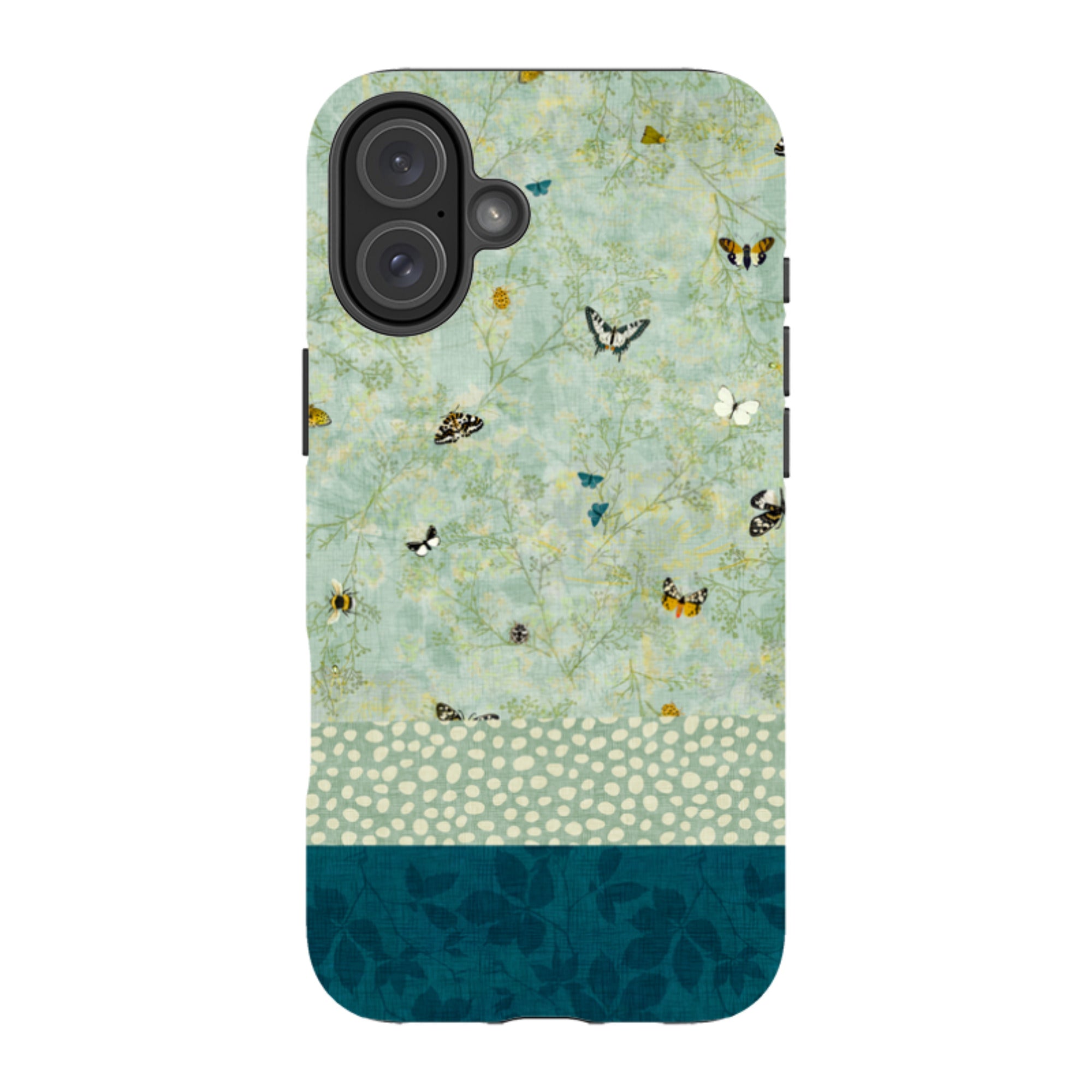 iPhone MagSafe Tough Case - Chinoiserie Garden Soft Sage 2 By Katherine Quinn