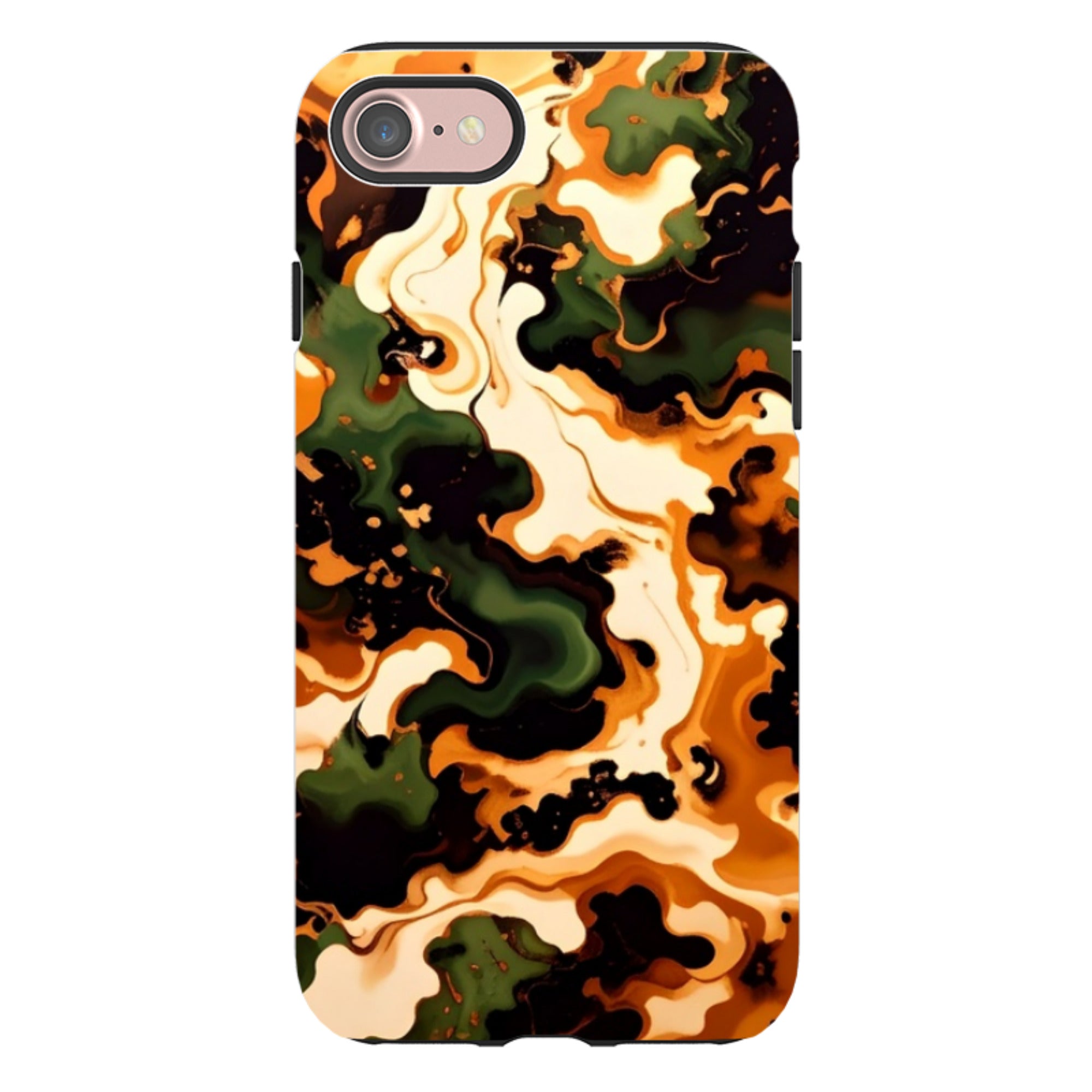 iPhone Tough Case - Green Marble