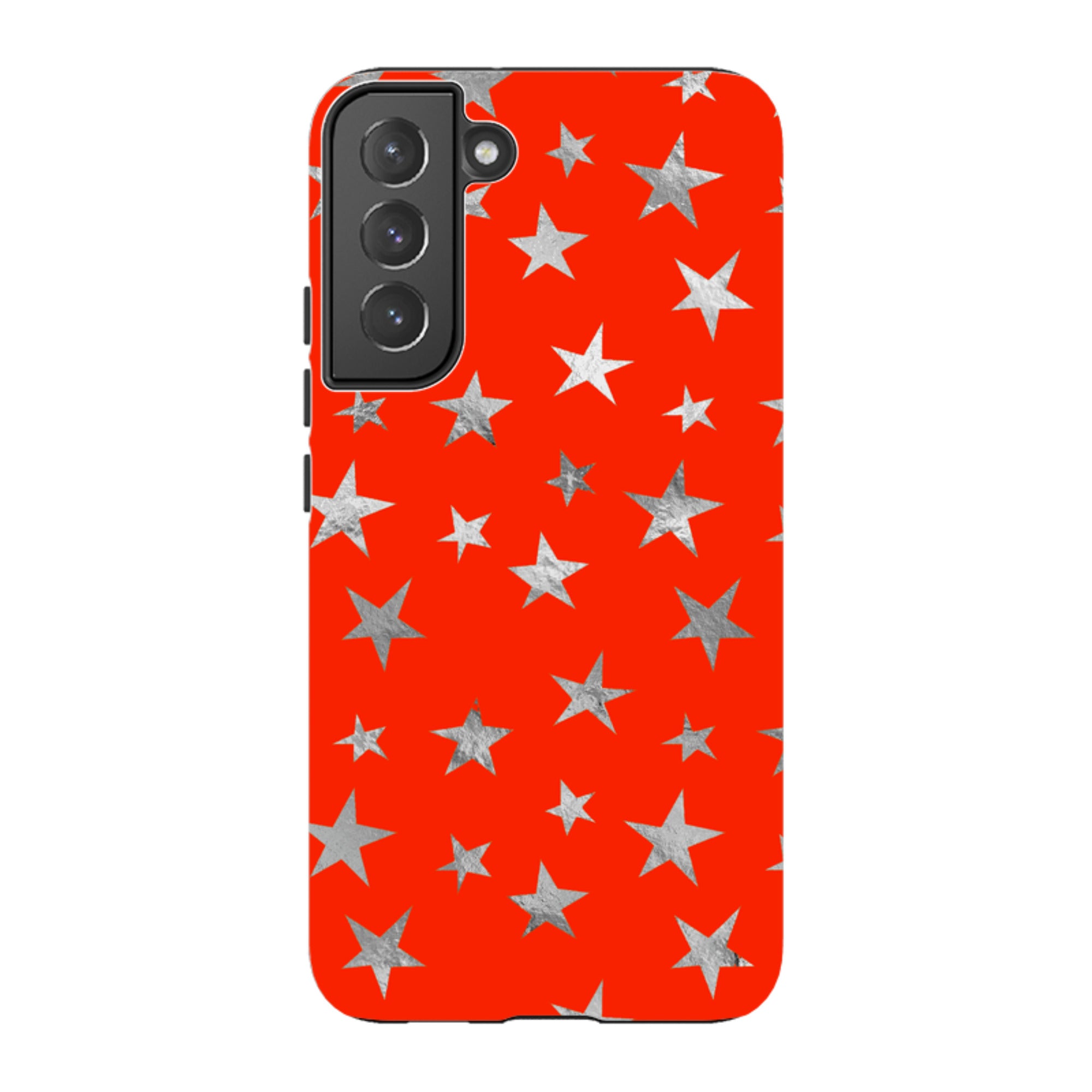 Samsung Tough Case - Red and Silver Stars