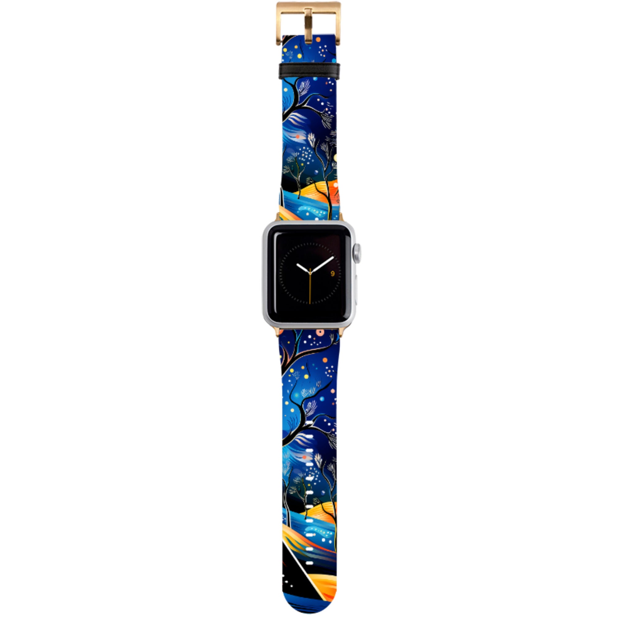 Rainbow Night Stars Apple Watch Strap