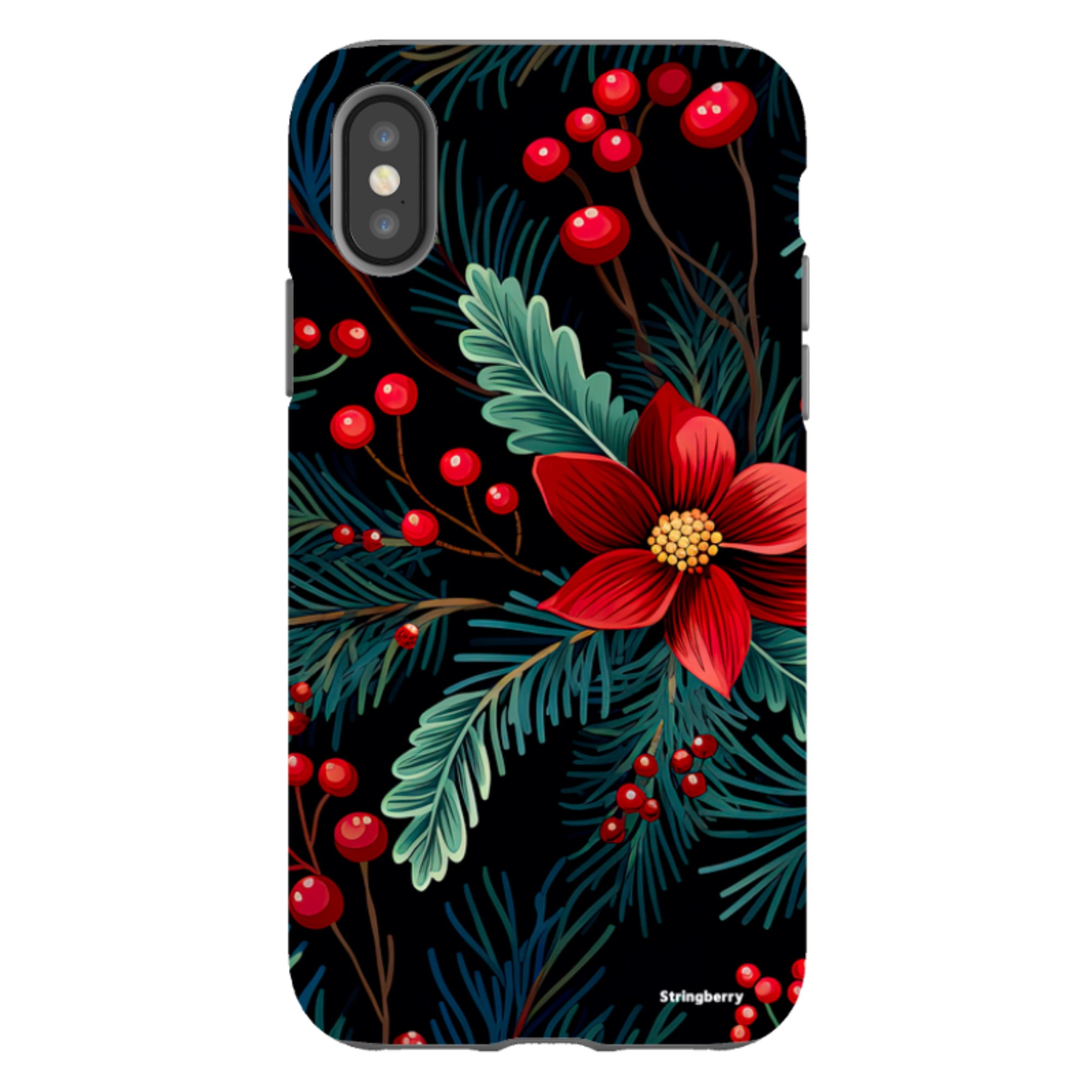 iPhone Tough Case - Red Berries II