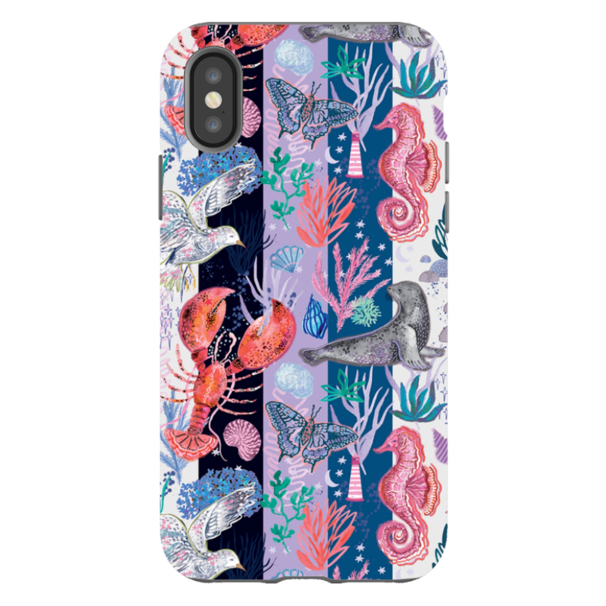 iPhone Case - Coastal Calling Stripe III By Emma Frances Grant