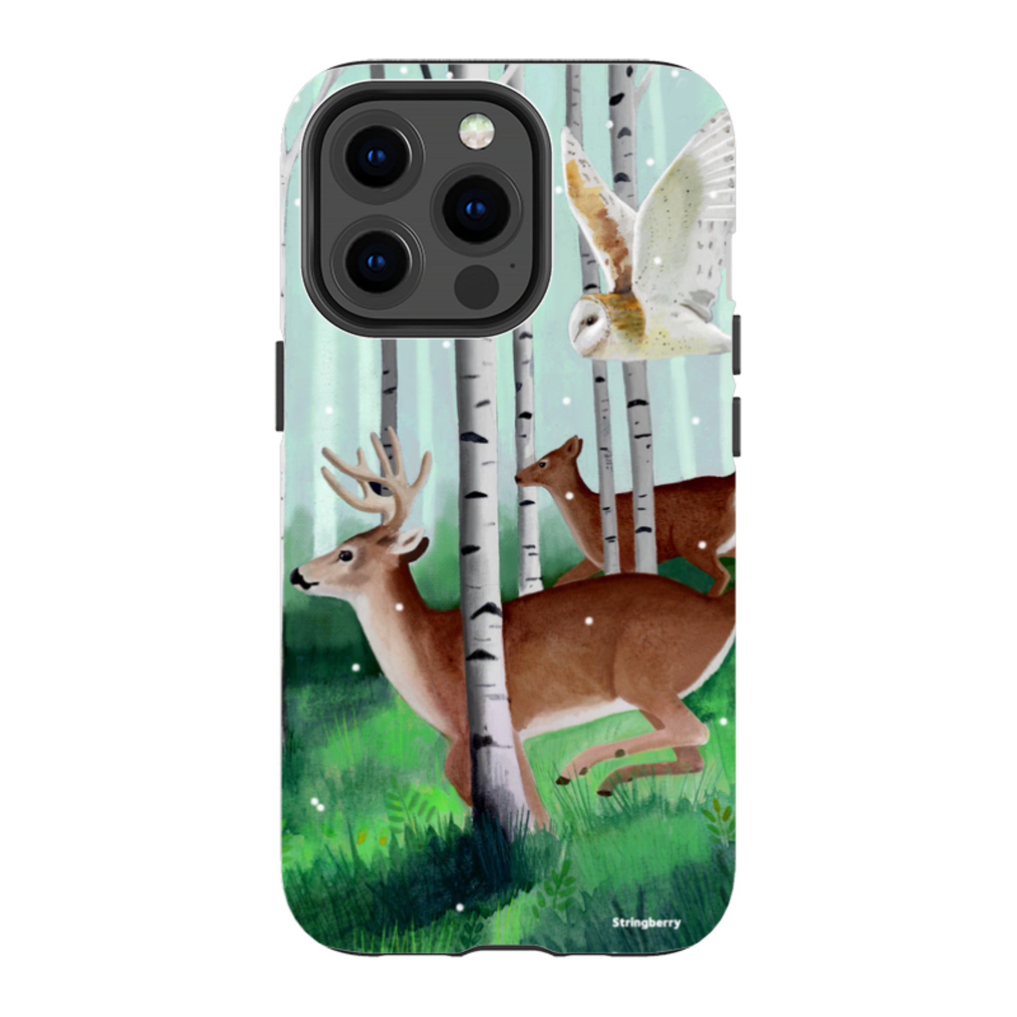 iPhone Tough Case - Winter Woods By Bex Parkin