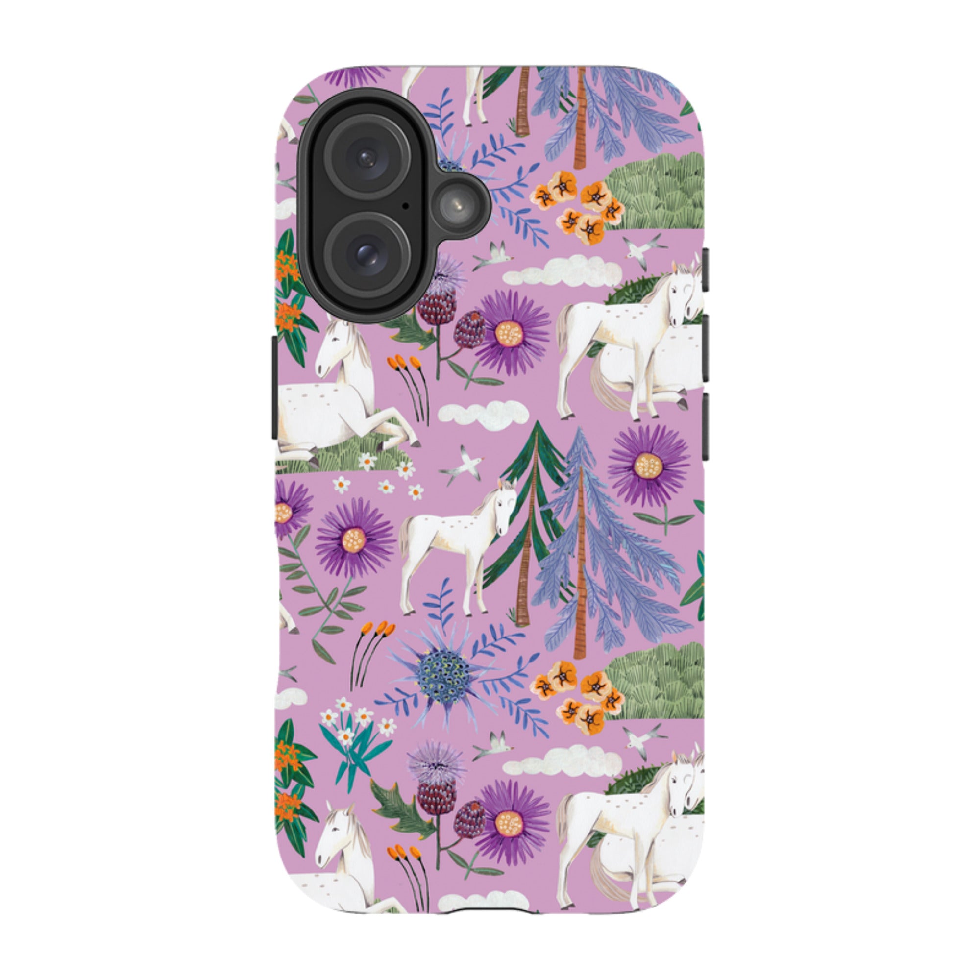 iPhone Tough Case - Horse Pattern II By Caroline Bonne Muller
