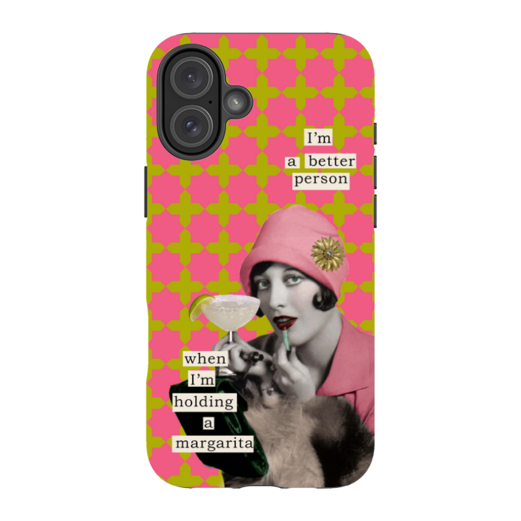 iPhone Tough Case - I'm A Better Person By Clare Jordan