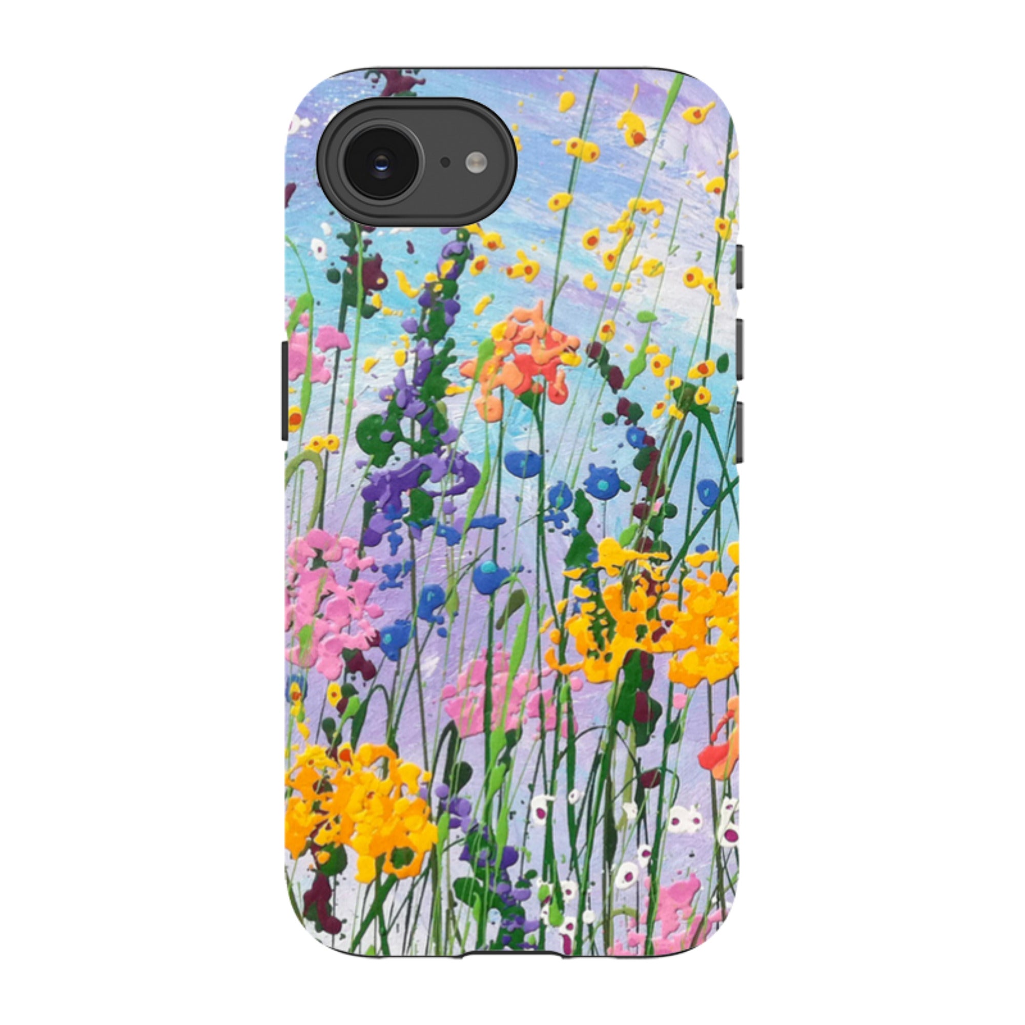 iPhone Tough Case - Wildflowers At Play By Linda Calvert Jacobson