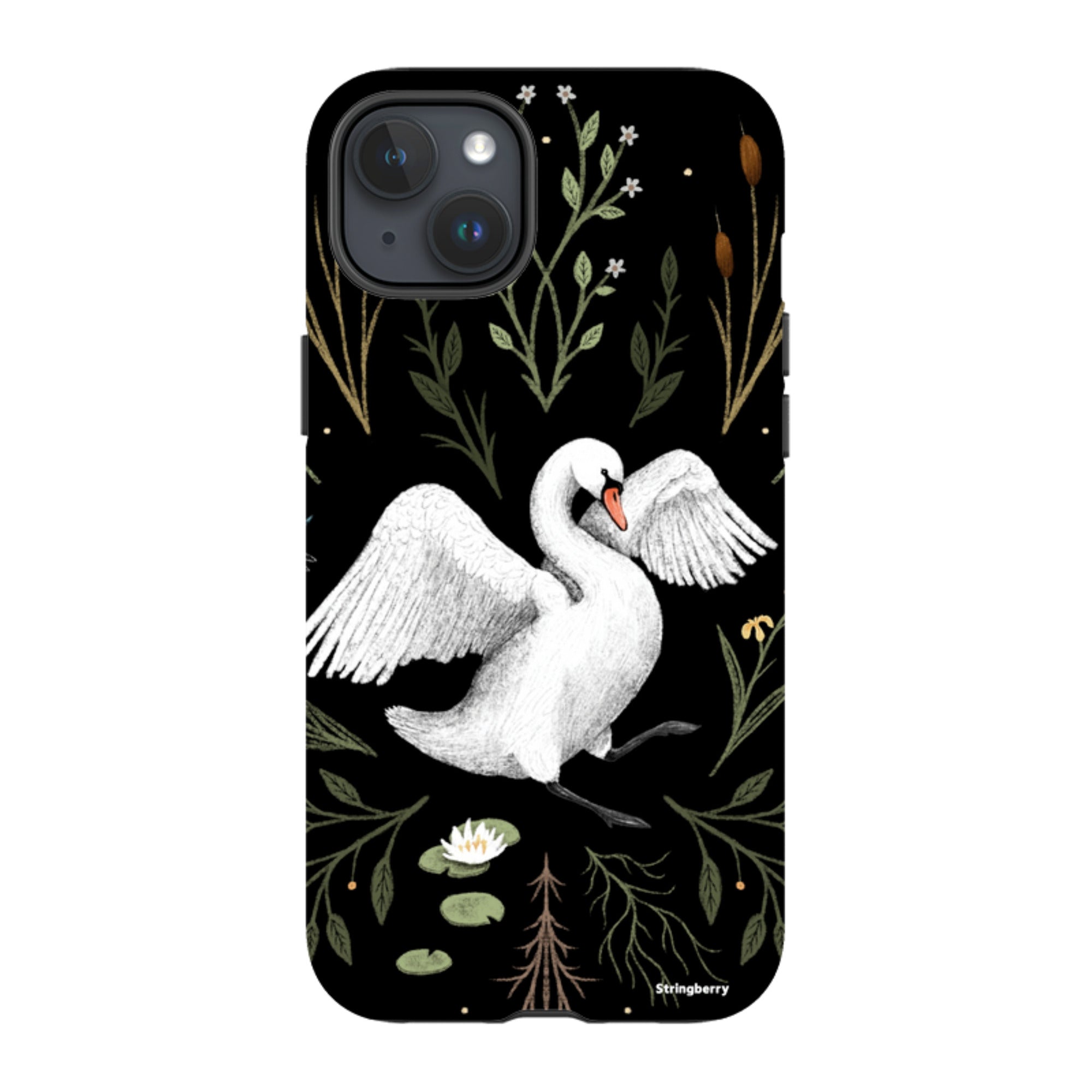 iPhone MagSafe Tough Case -  Swan By Anna Stead