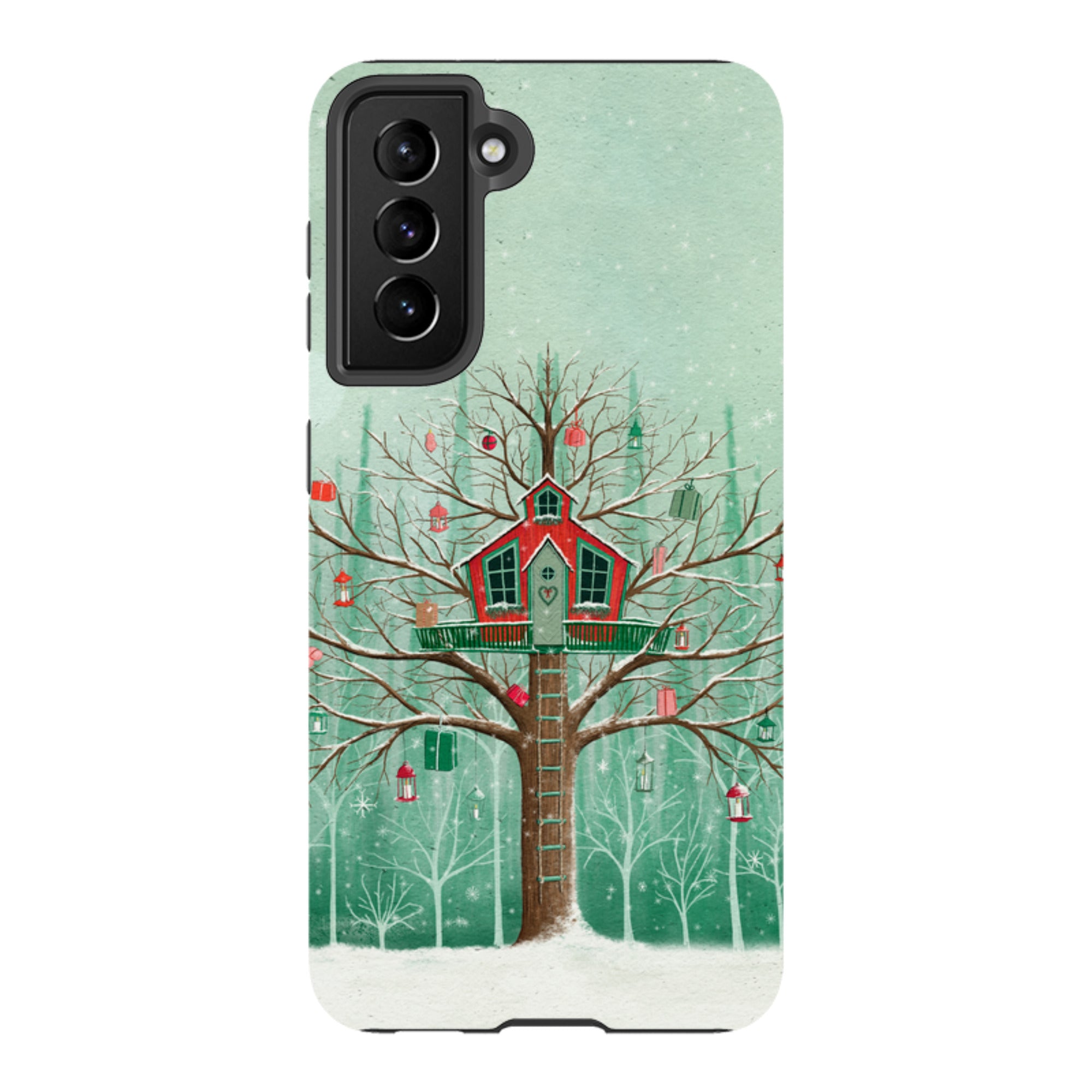 Samsung Tough Case - Christmas Tree House By Maja Lindberg