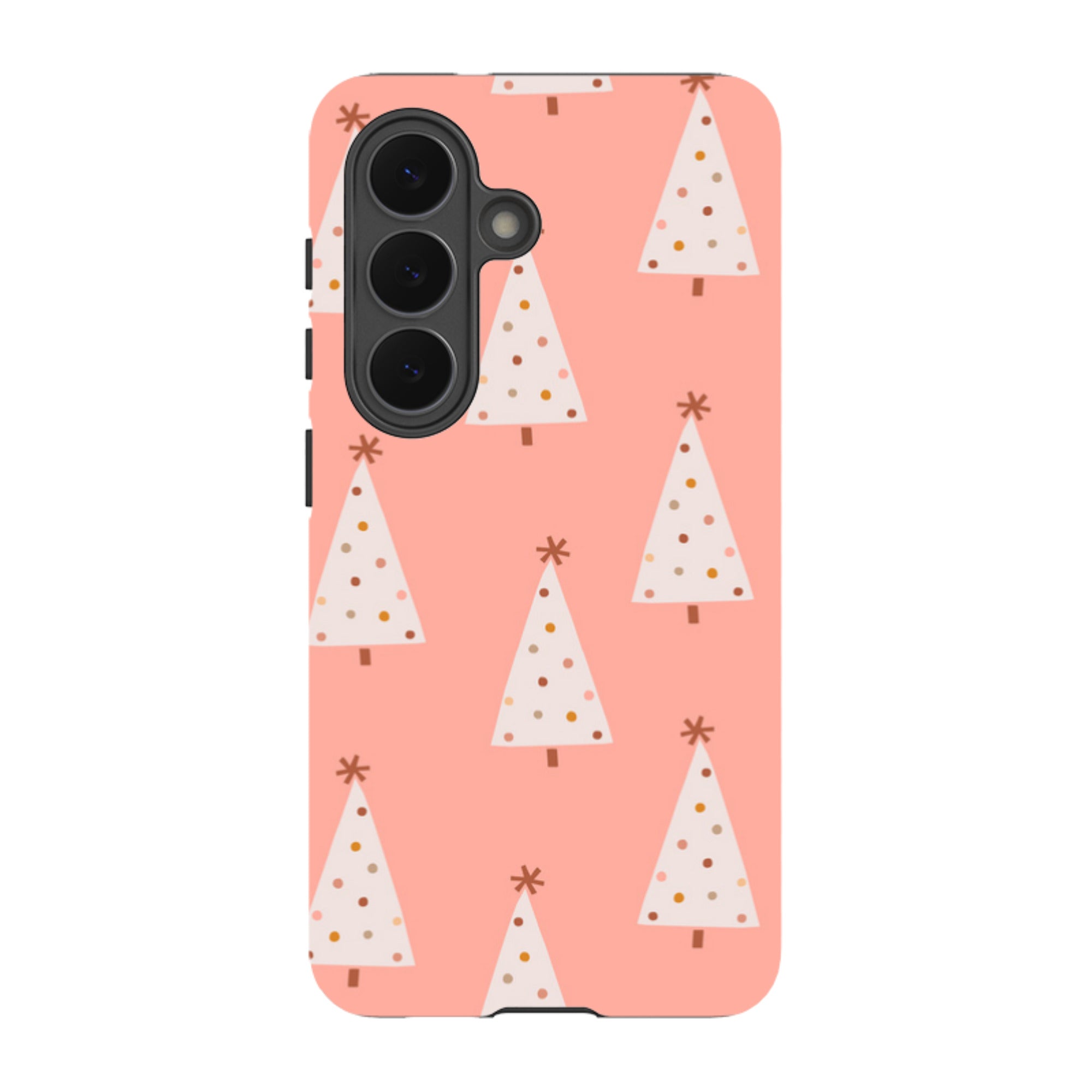 Samsung Tough Case - Pink Xmas Trees