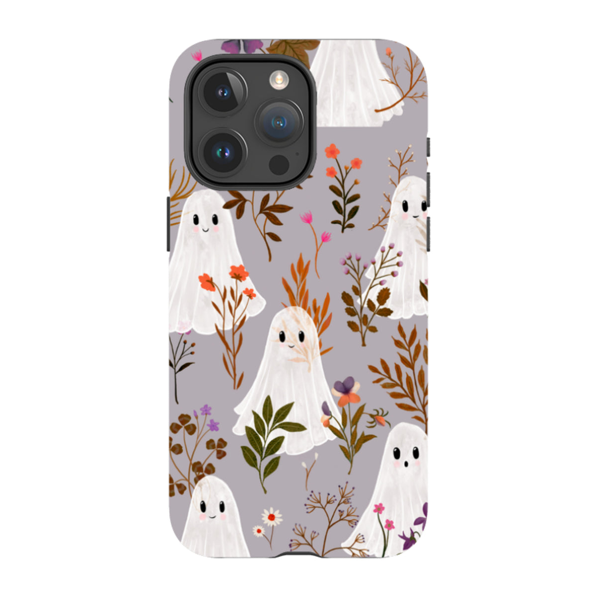 iPhone Tough Case - Ghost in the Garden - Mauve By Katherine Quinn