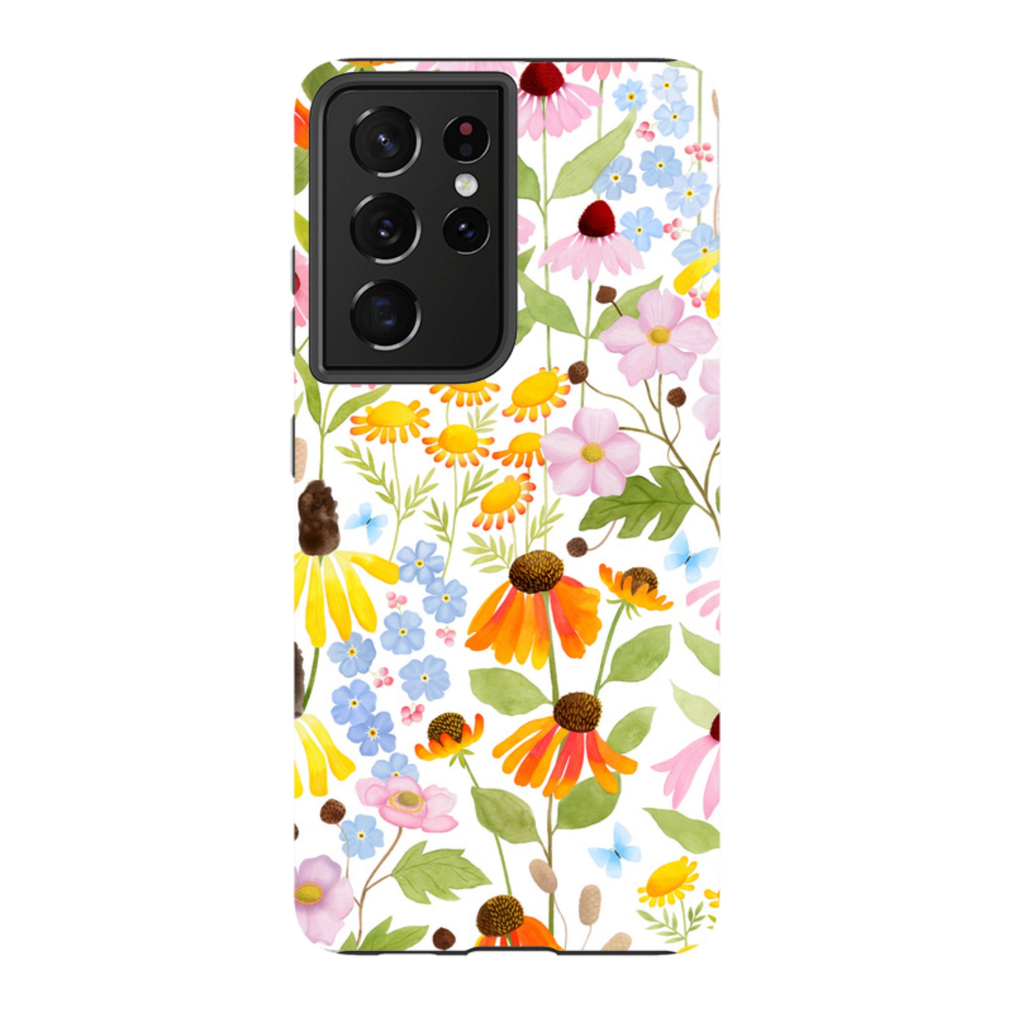 Samsung Tough Case - Wildflower Pattern By Bex Parkin