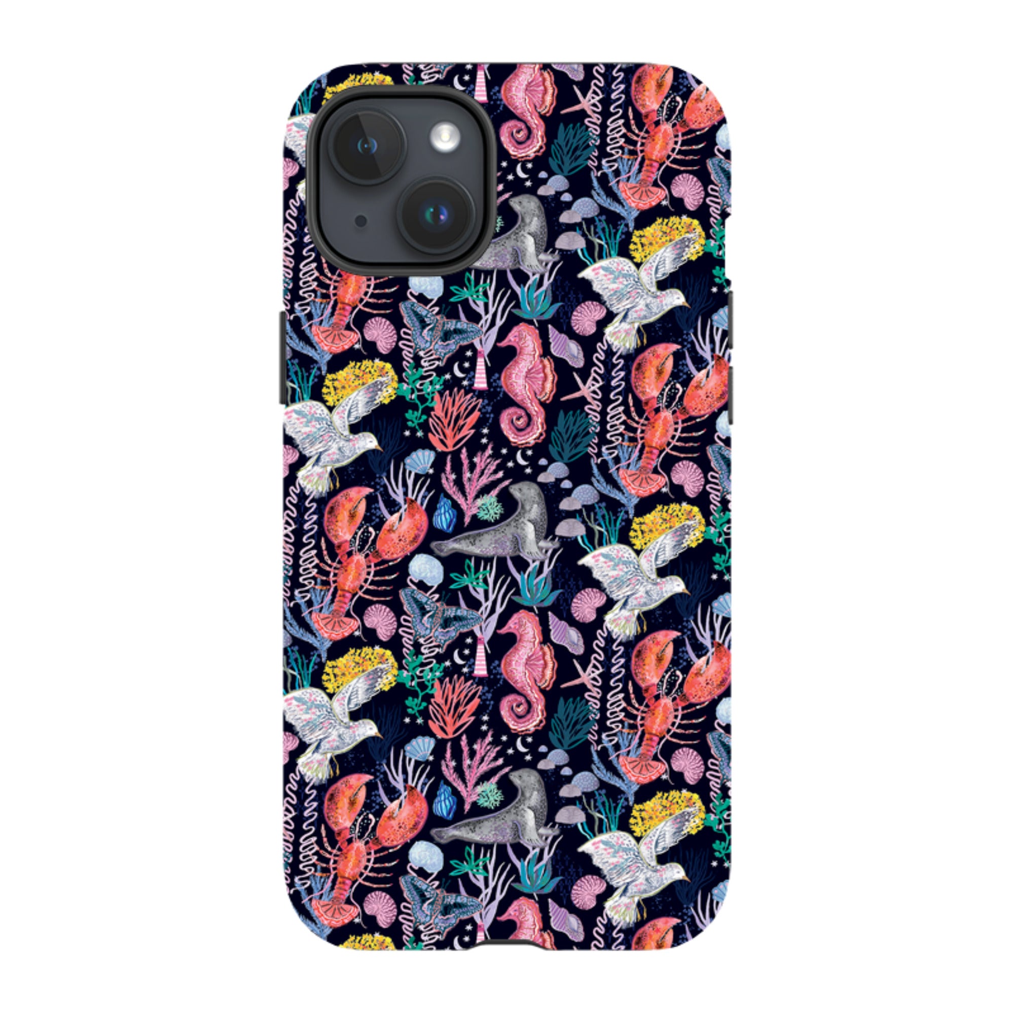 iPhone MagSafe Tough Case - Coastline Pattern A By Emma Frances Grant