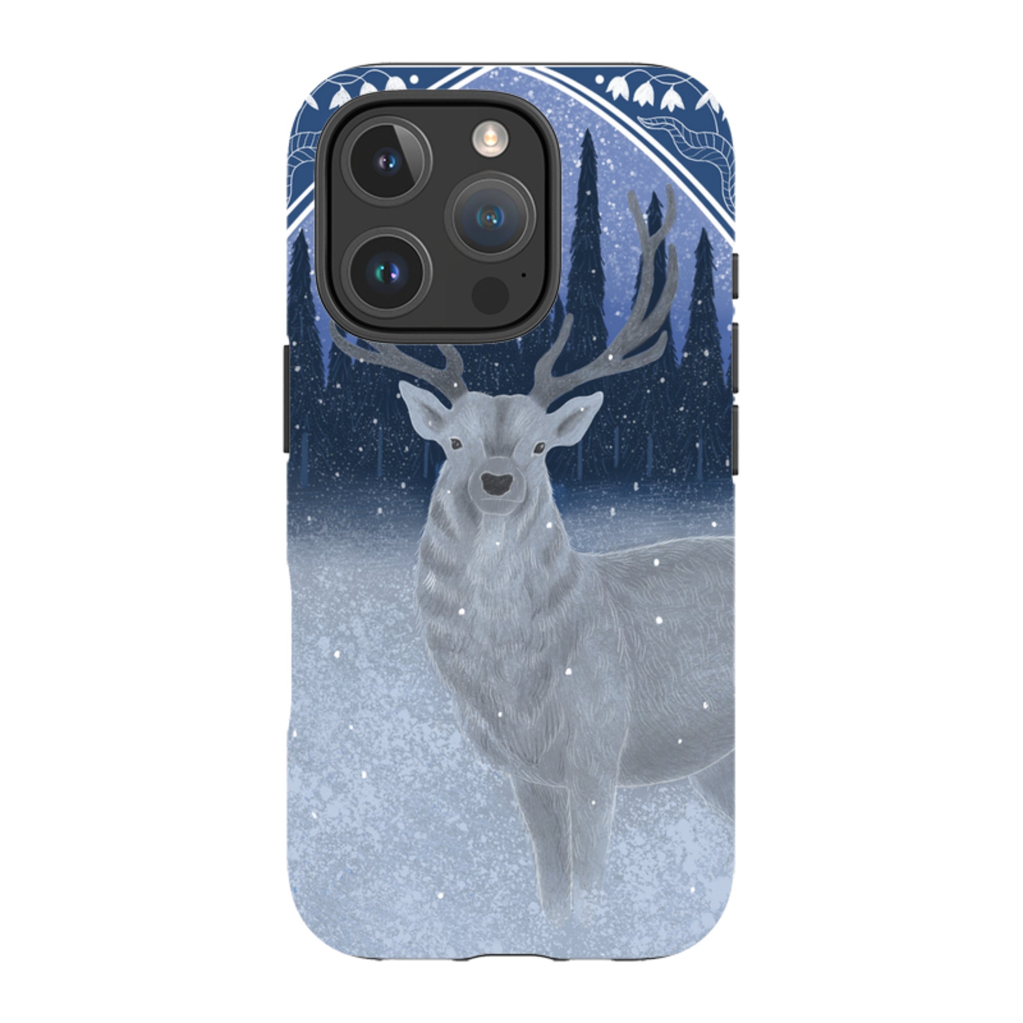 iPhone Tough Case - Winter Stag By Bex Parkin