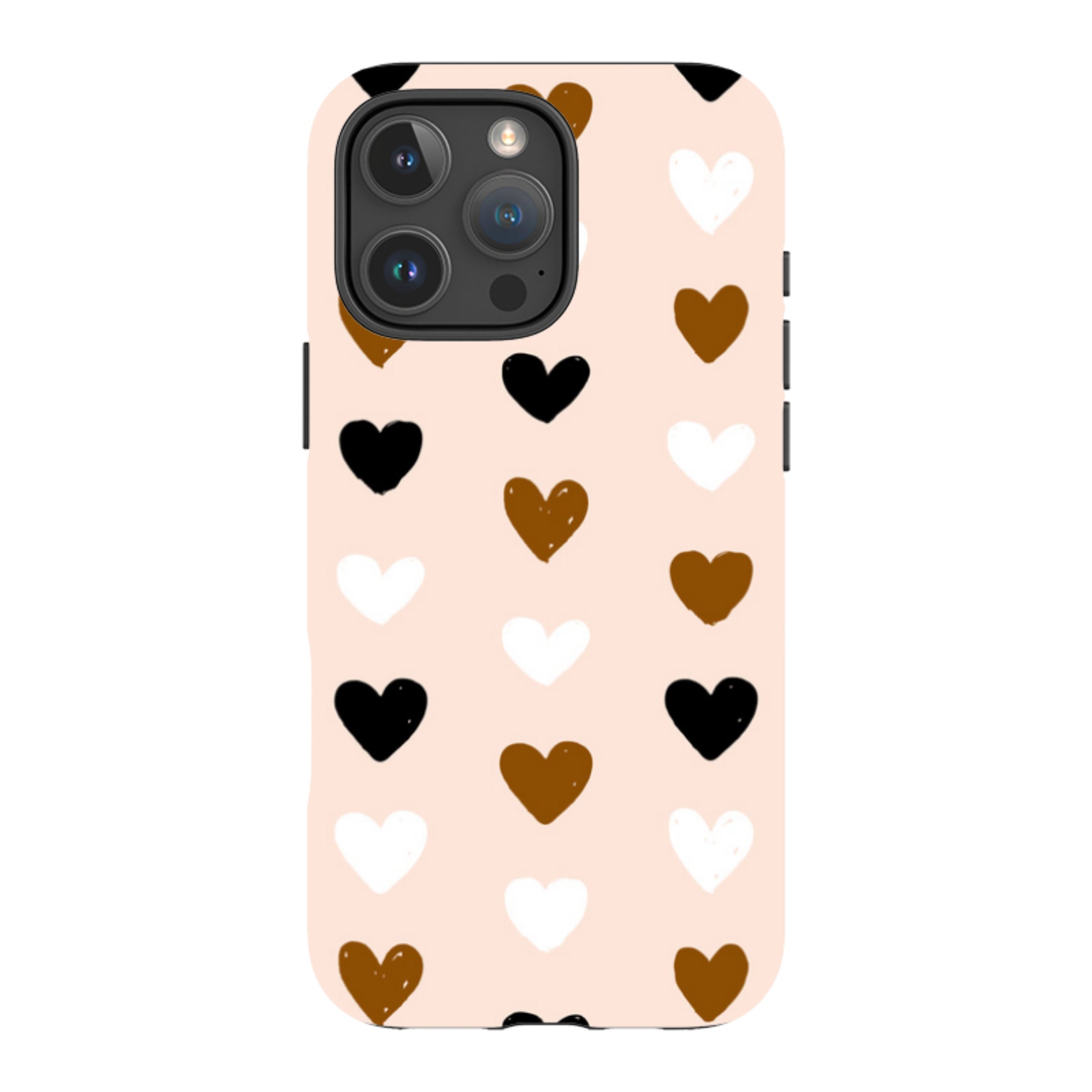 iPhone MagSafe Tough Case -  Hearts Pale
