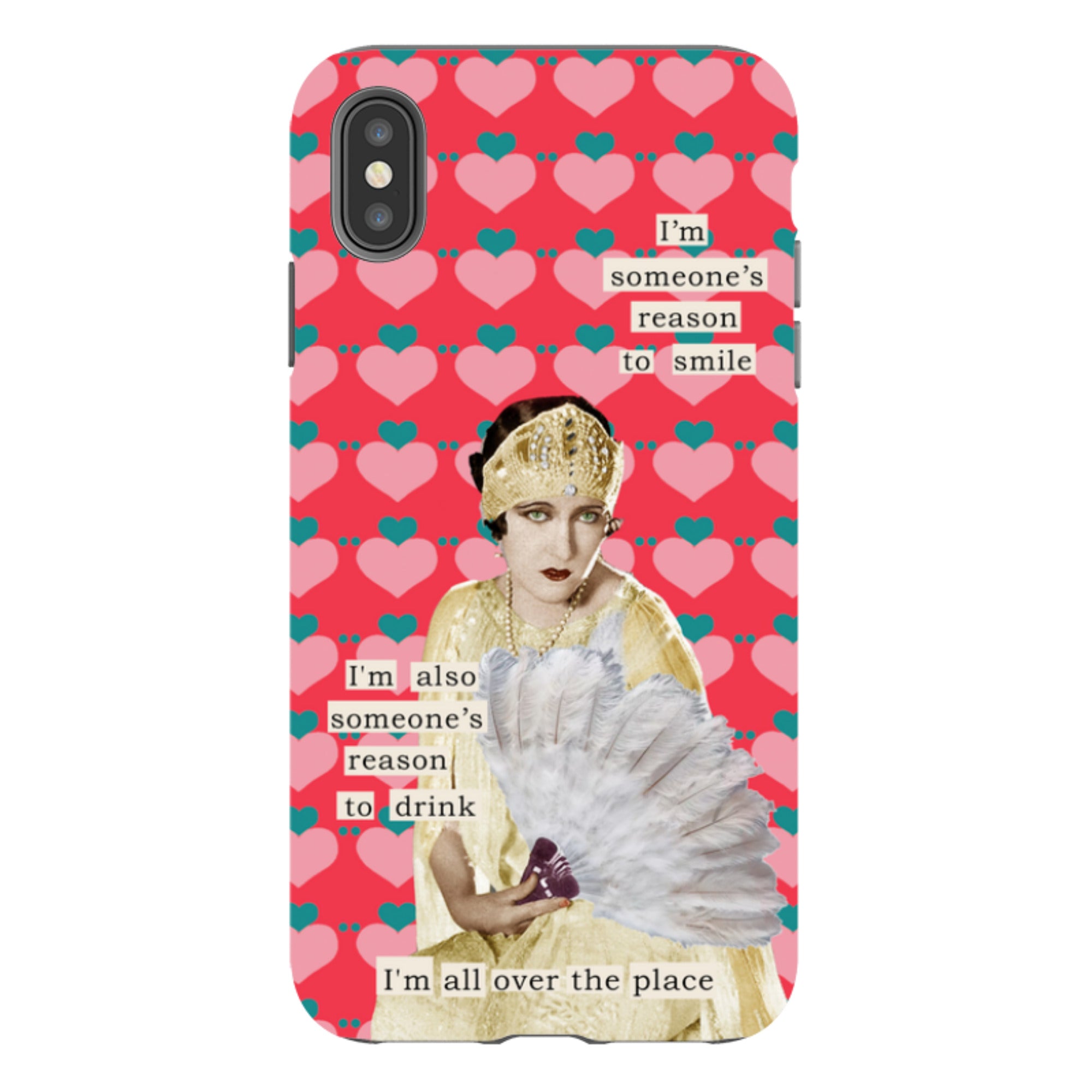 iPhone Tough Case - Someones Reason To Smile By Clare Jordan